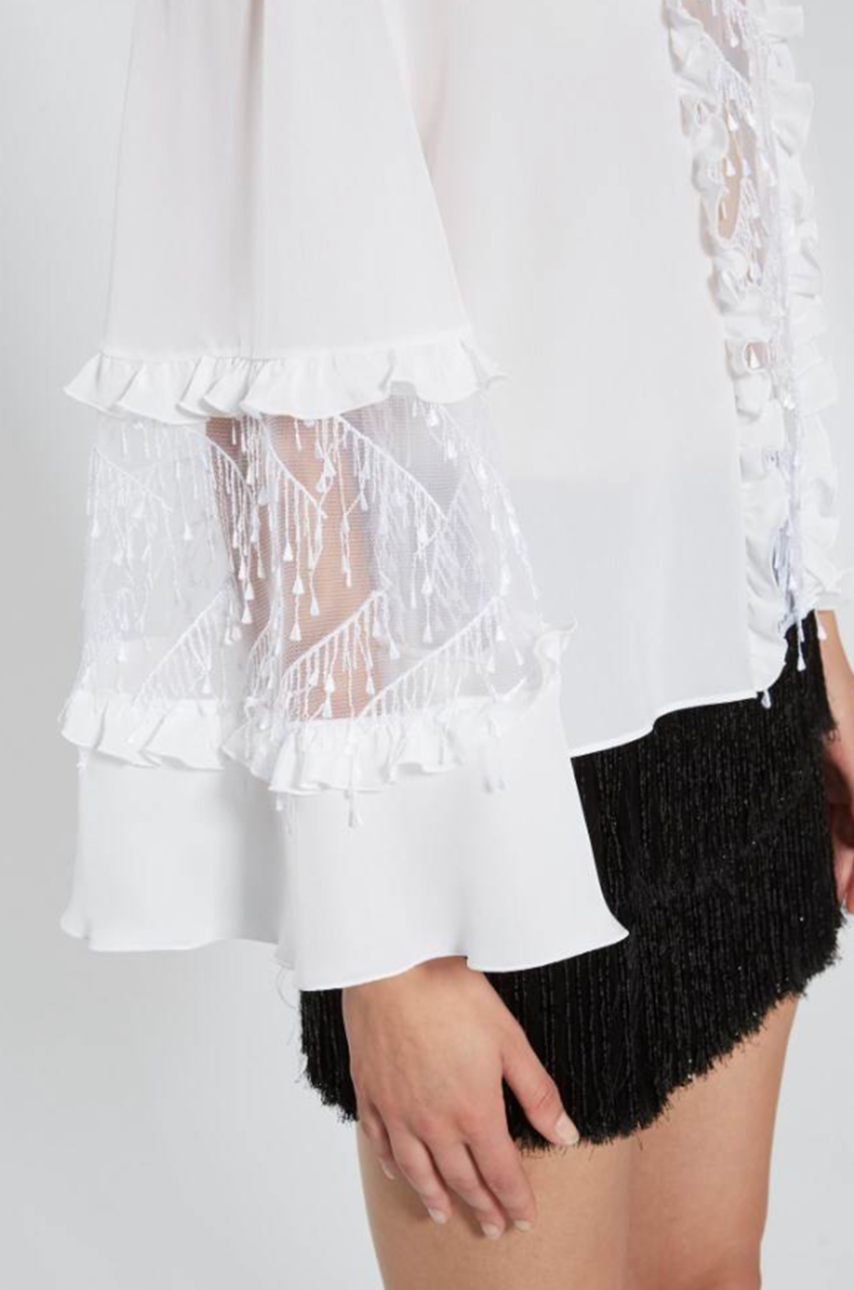 Camicia in seta oversize