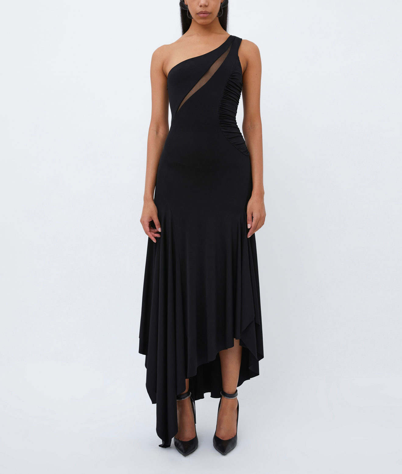 Spike Chic Long Dress