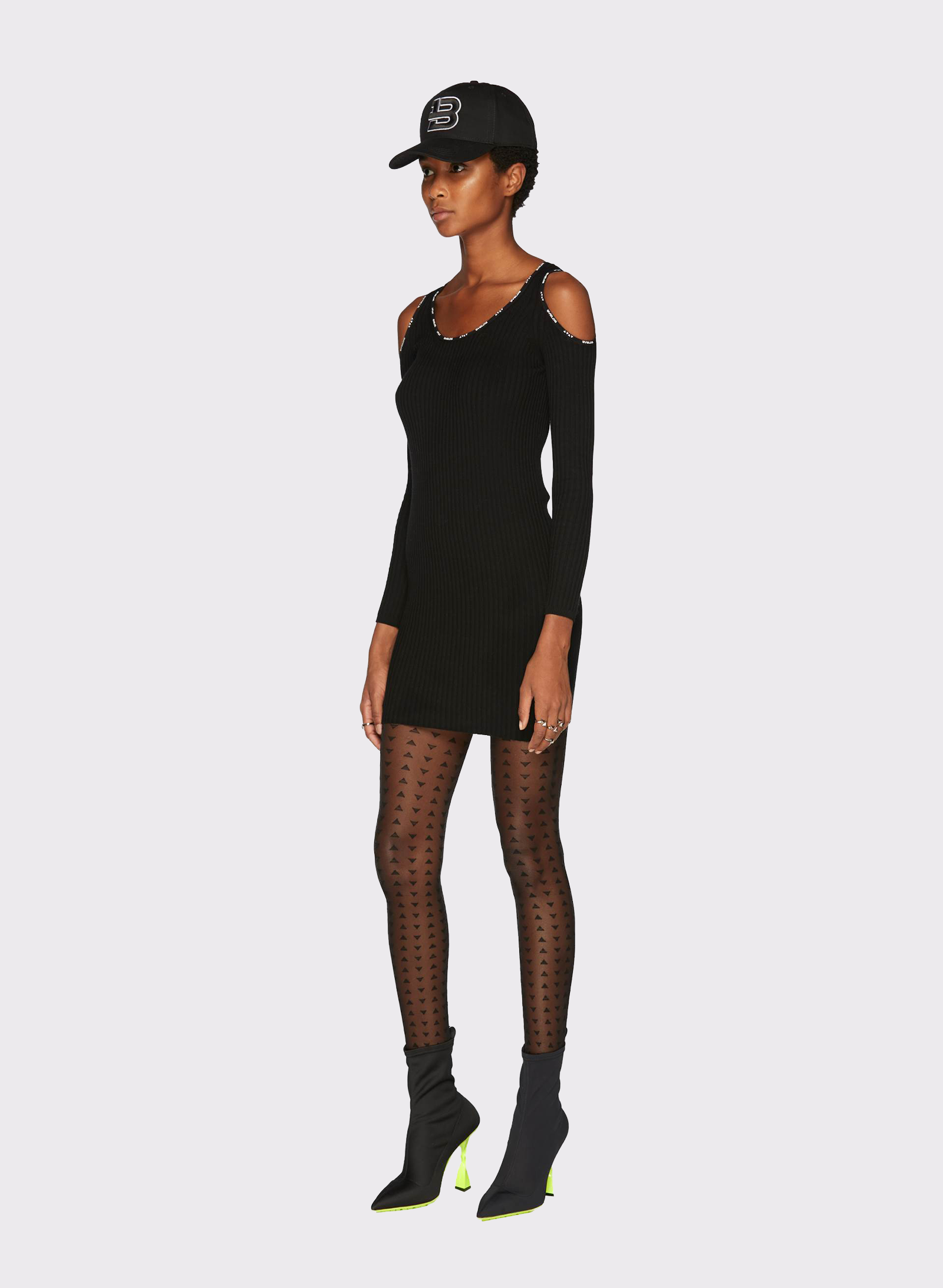 KNIT LOGO DRESS