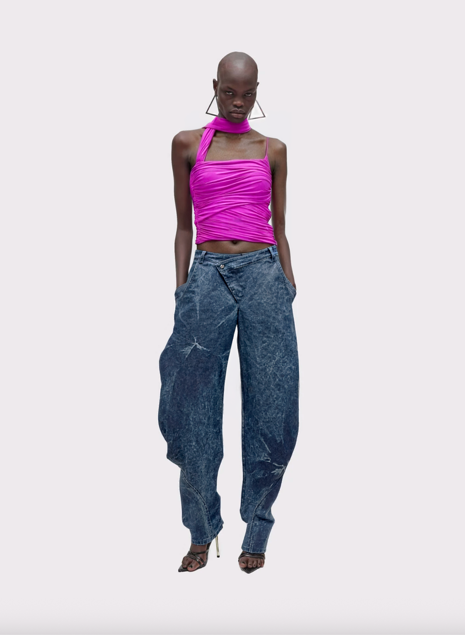 Asymmetrical Jersey Top