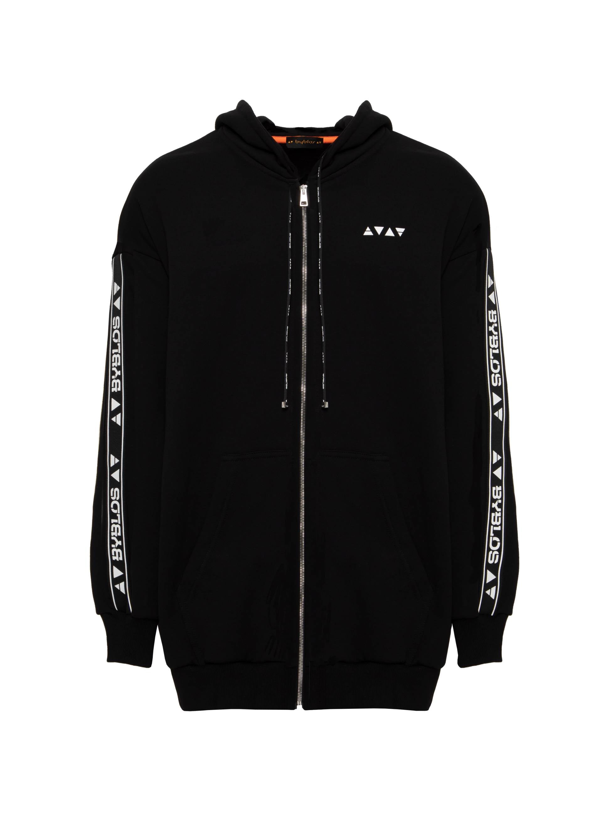 LOGO TRACK ZIP HOODIE
