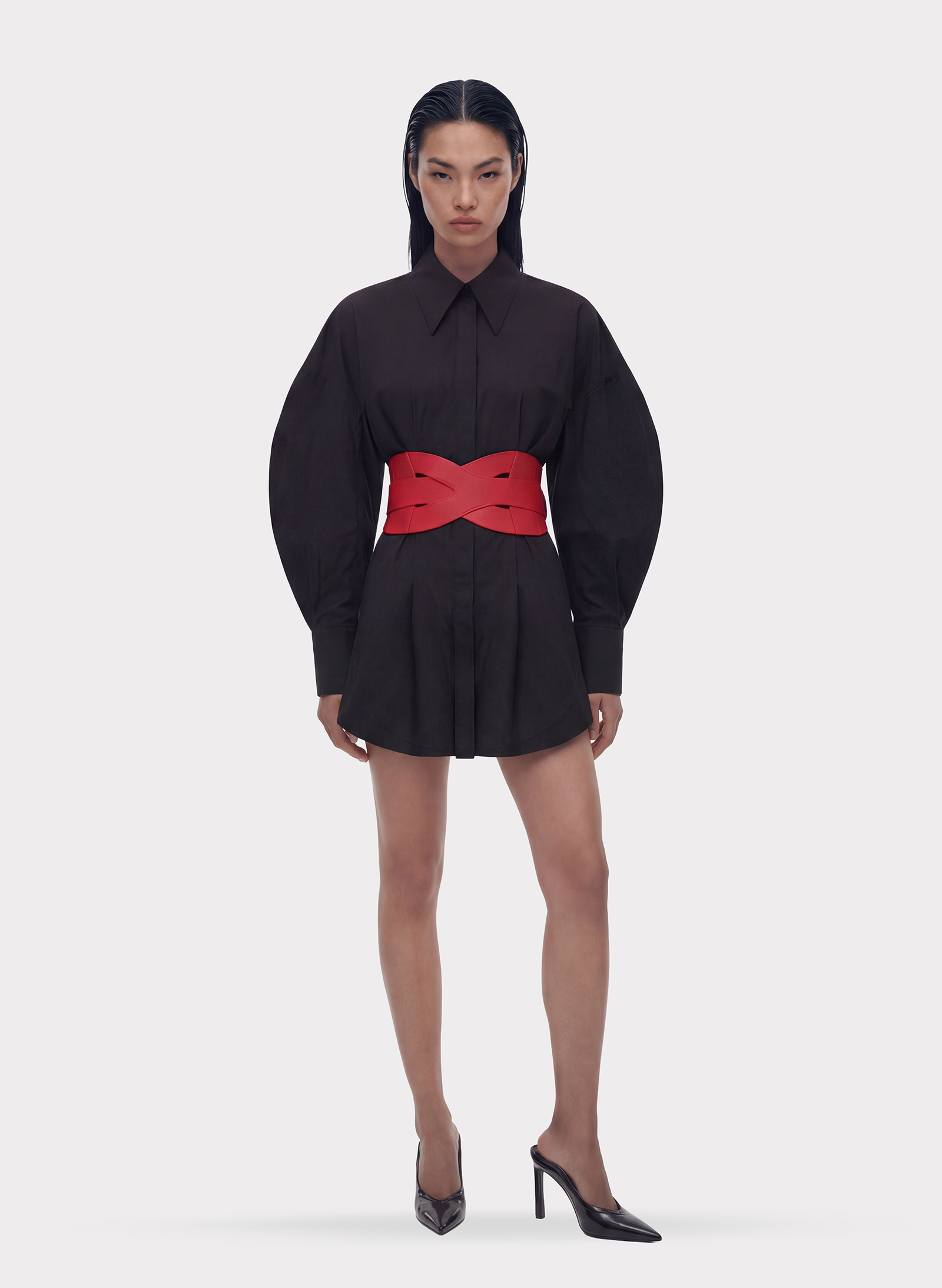 Sculptural Chemisier