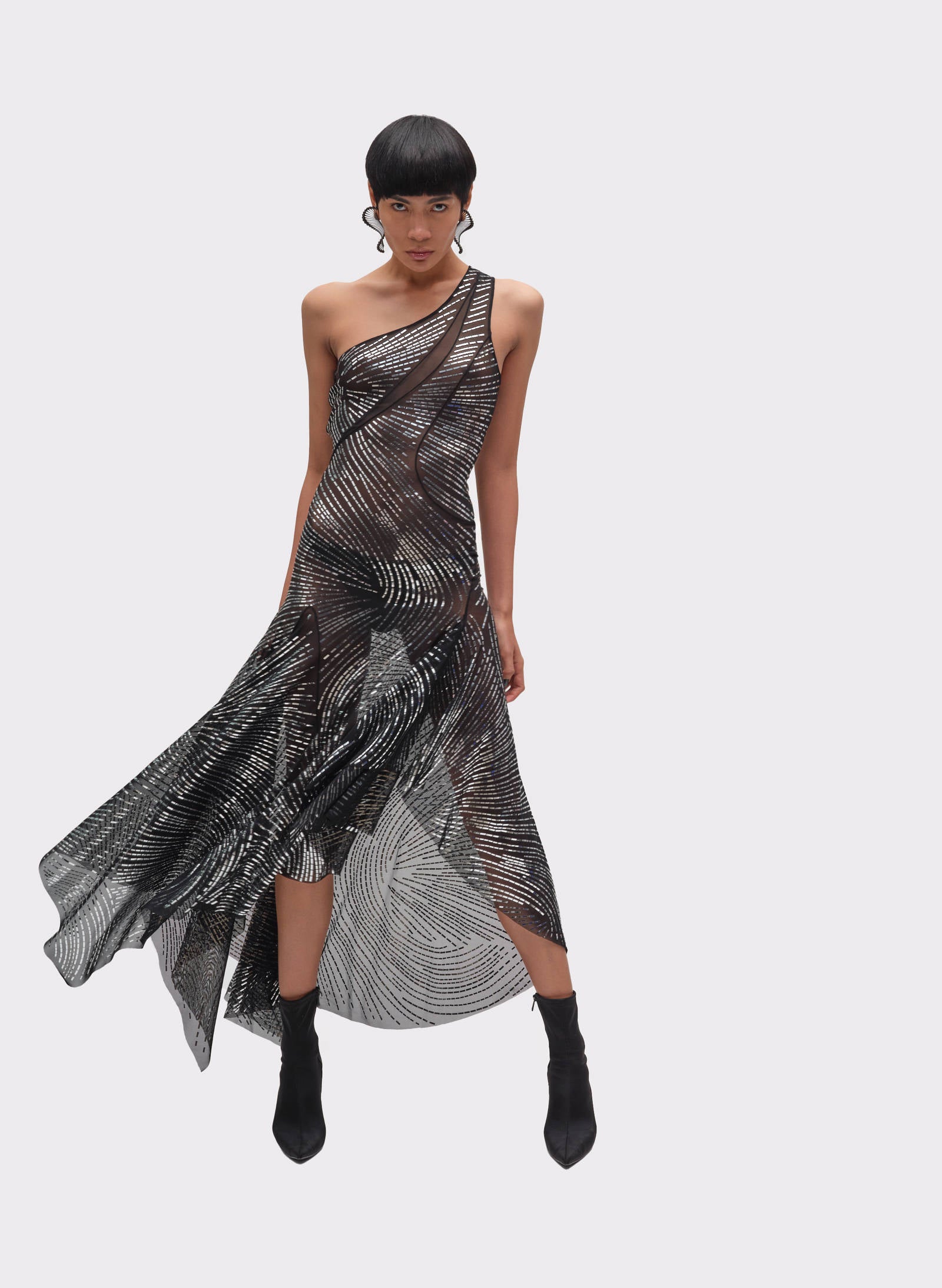 Lustrous Fitted Gown