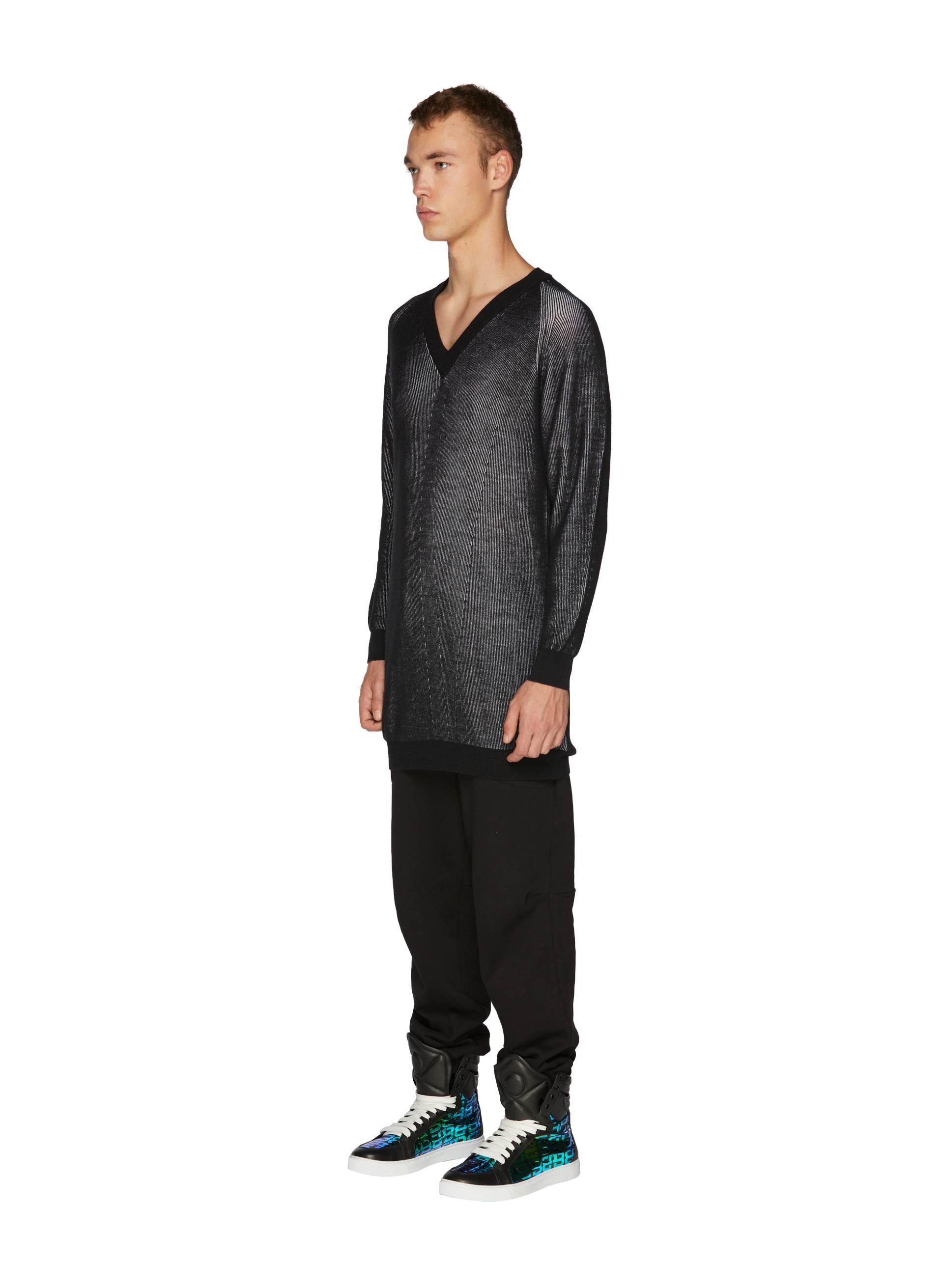 KNIT LINES MAXI JUMPER