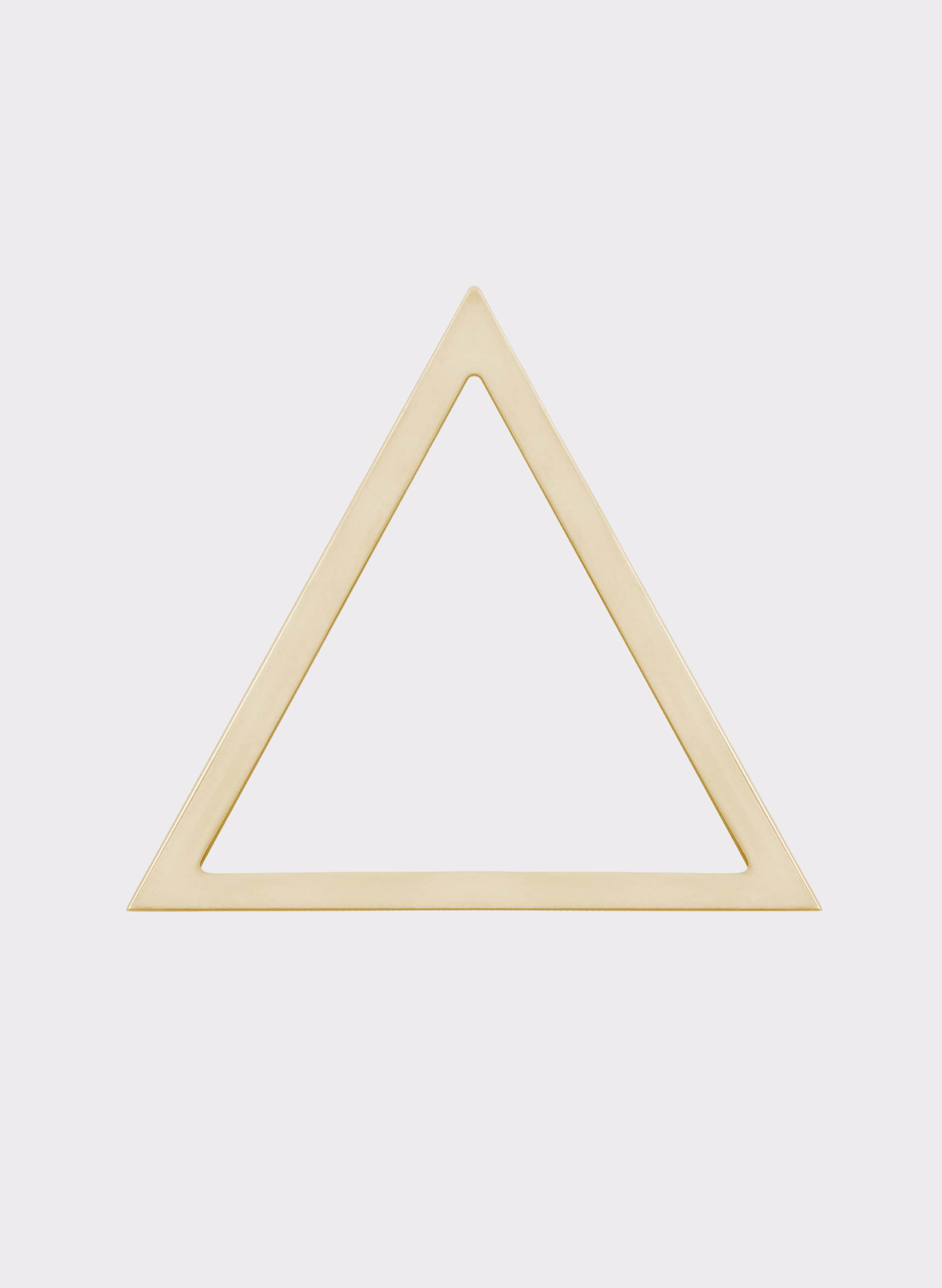 Maxi Triangle Drop Earrings