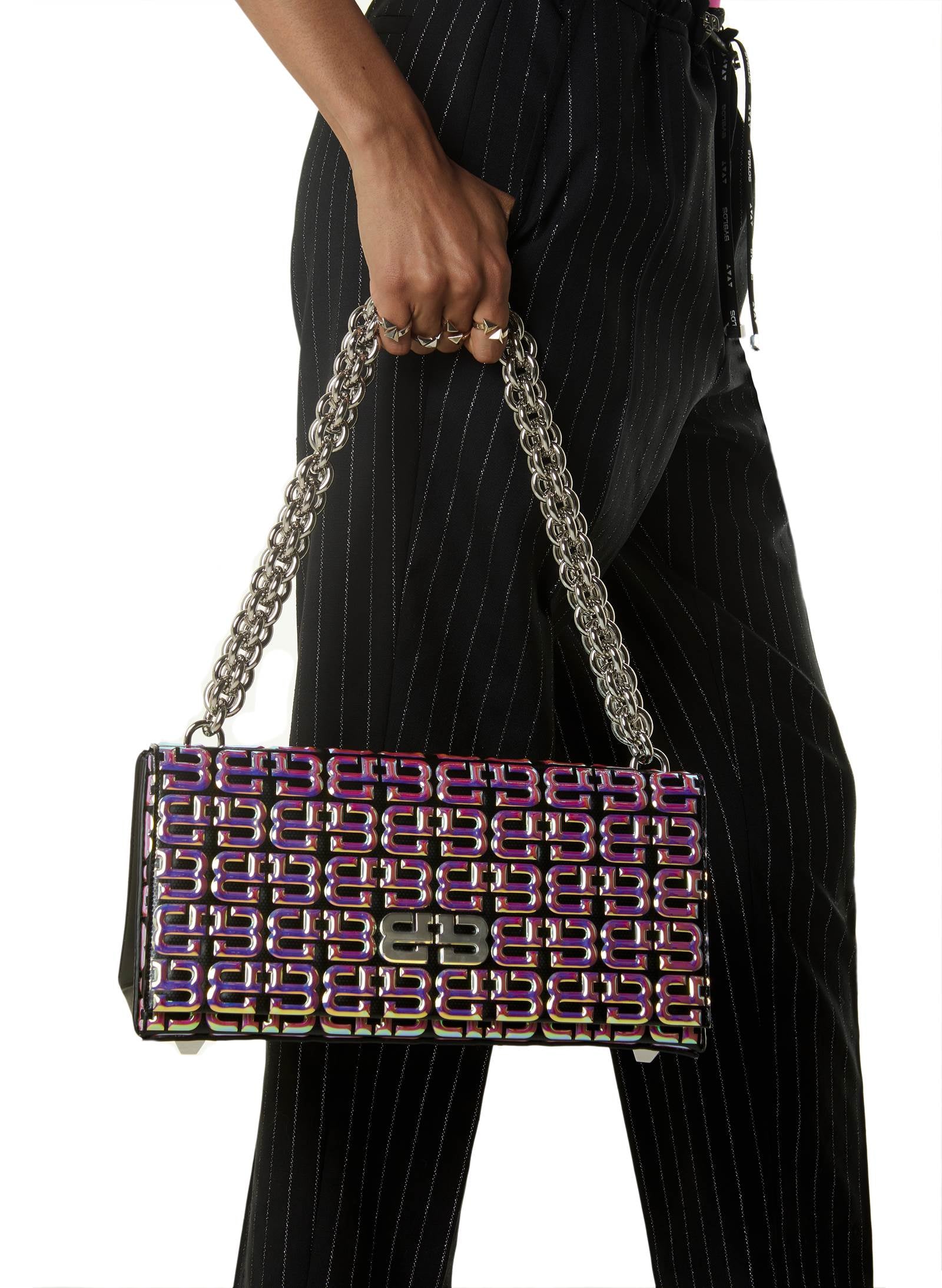 IRIDESCENT TRIANGLE BAG