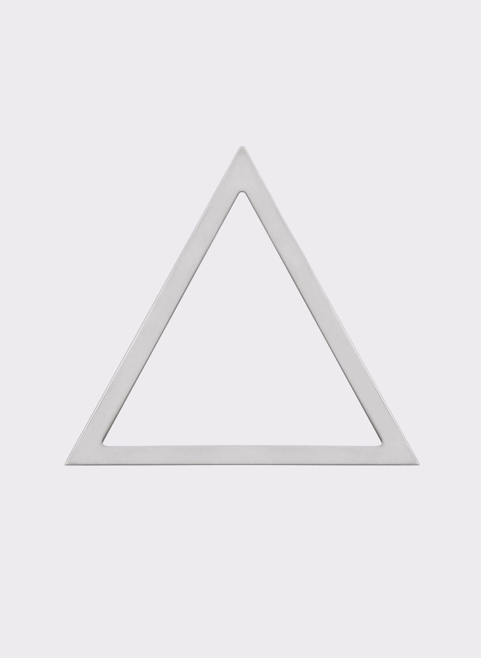 Maxi Triangle Drop Earrings