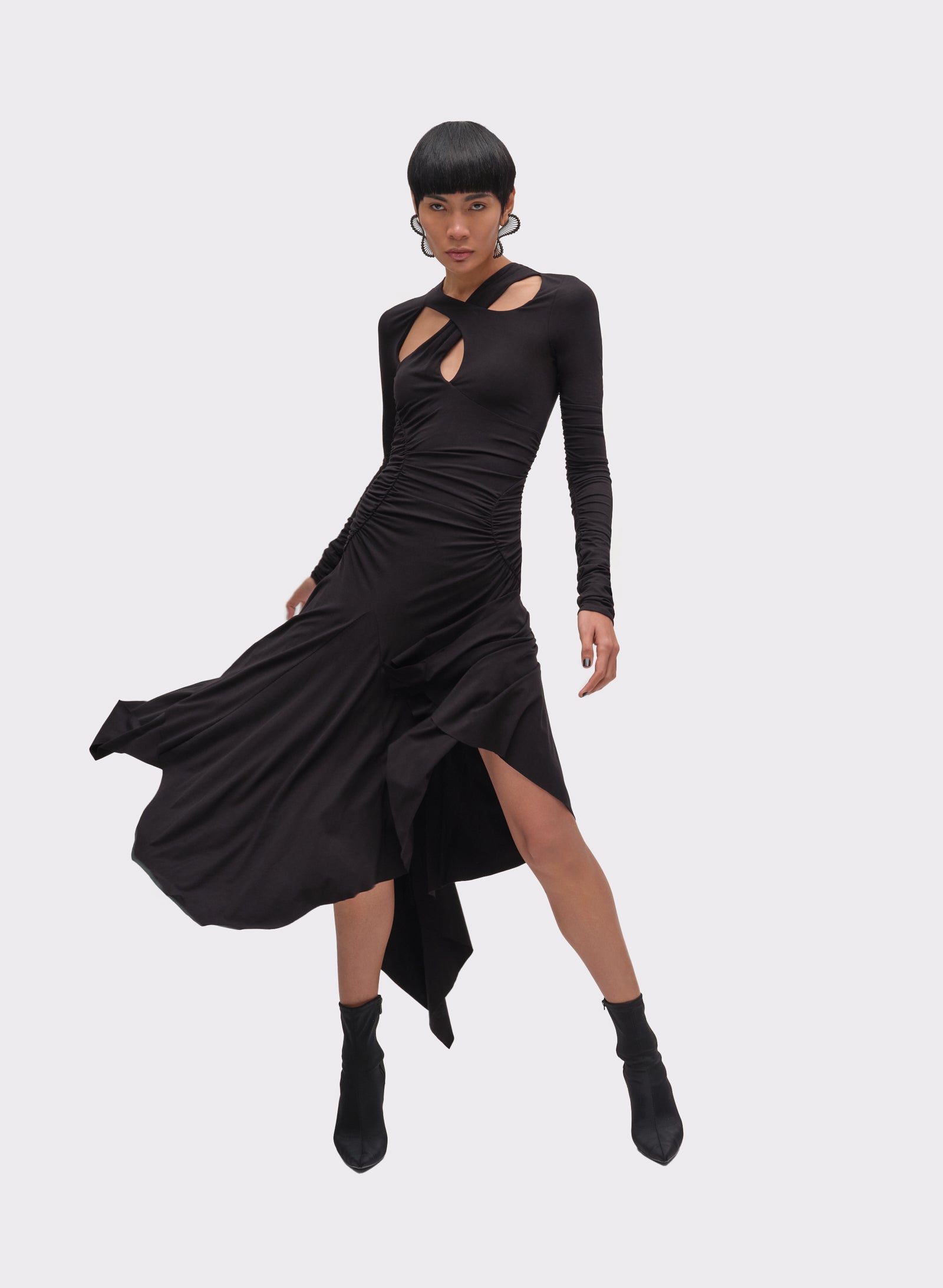 Drippin’ Drapery Long Dress