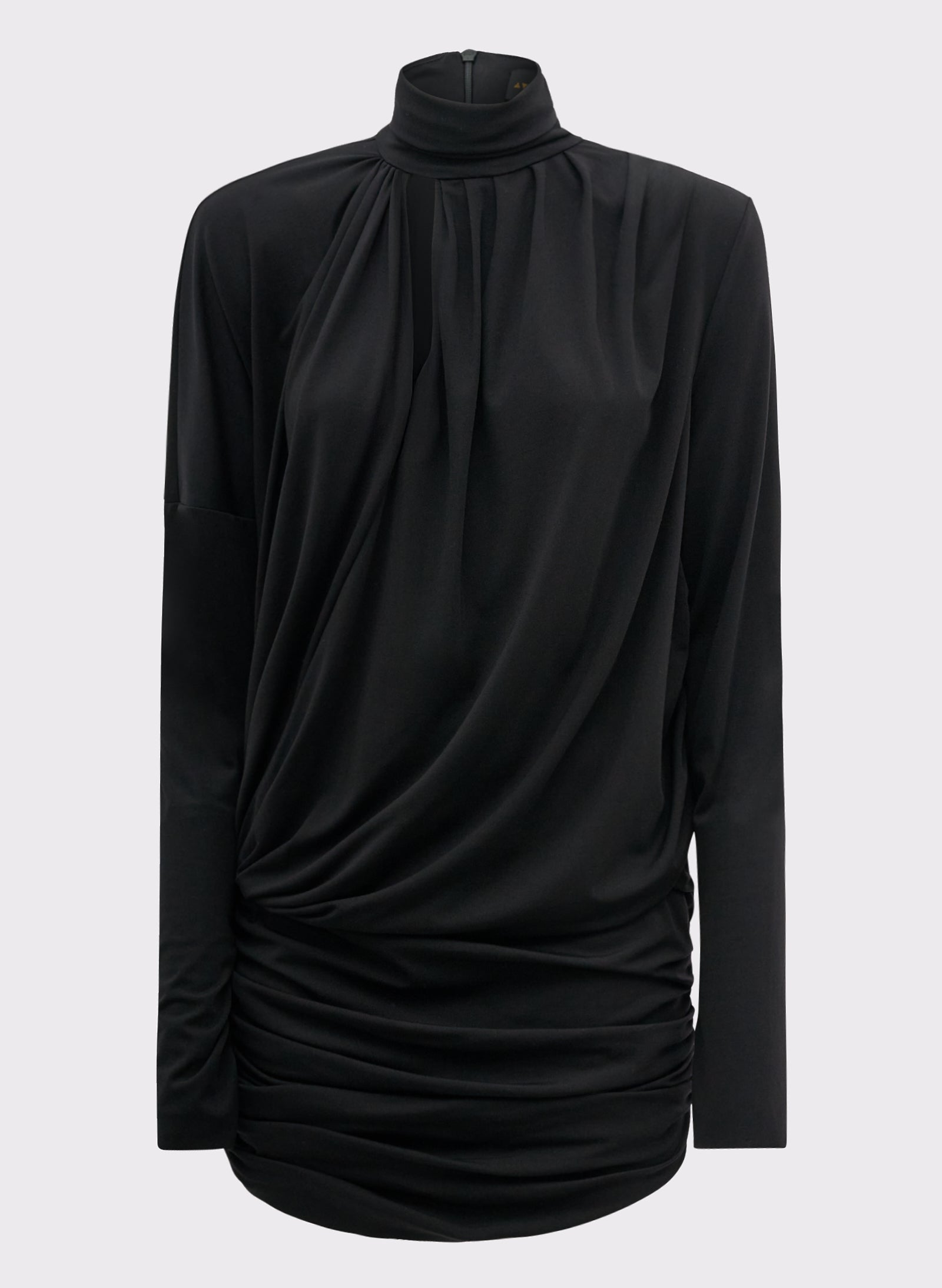 Asymmetric Midnight Dress - Black