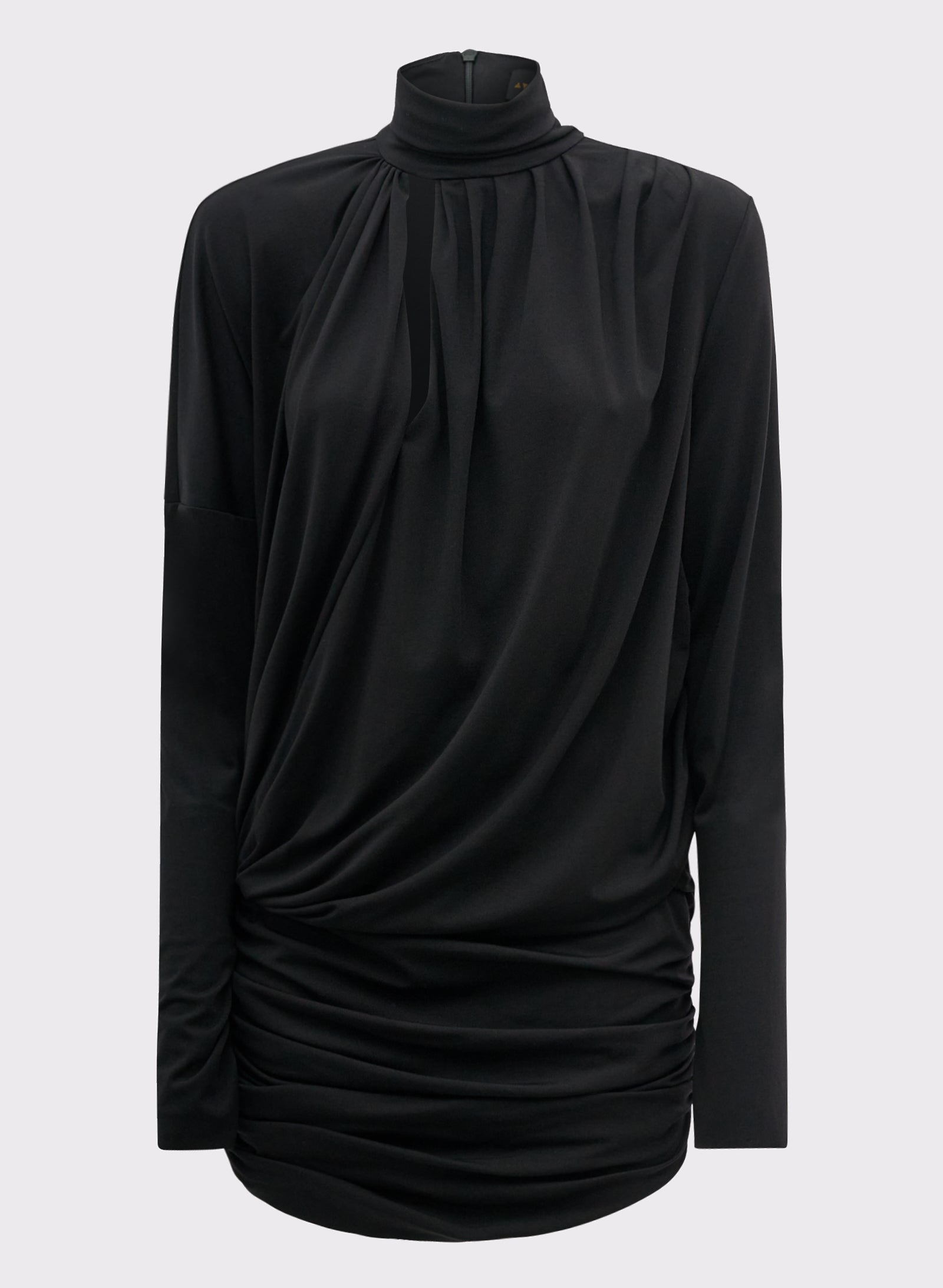 Asymmetric Midnight Dress - Black