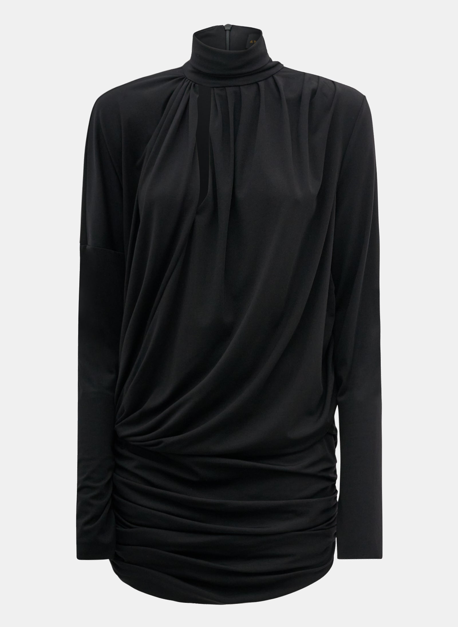 Asymmetric Midnight Dress - Black