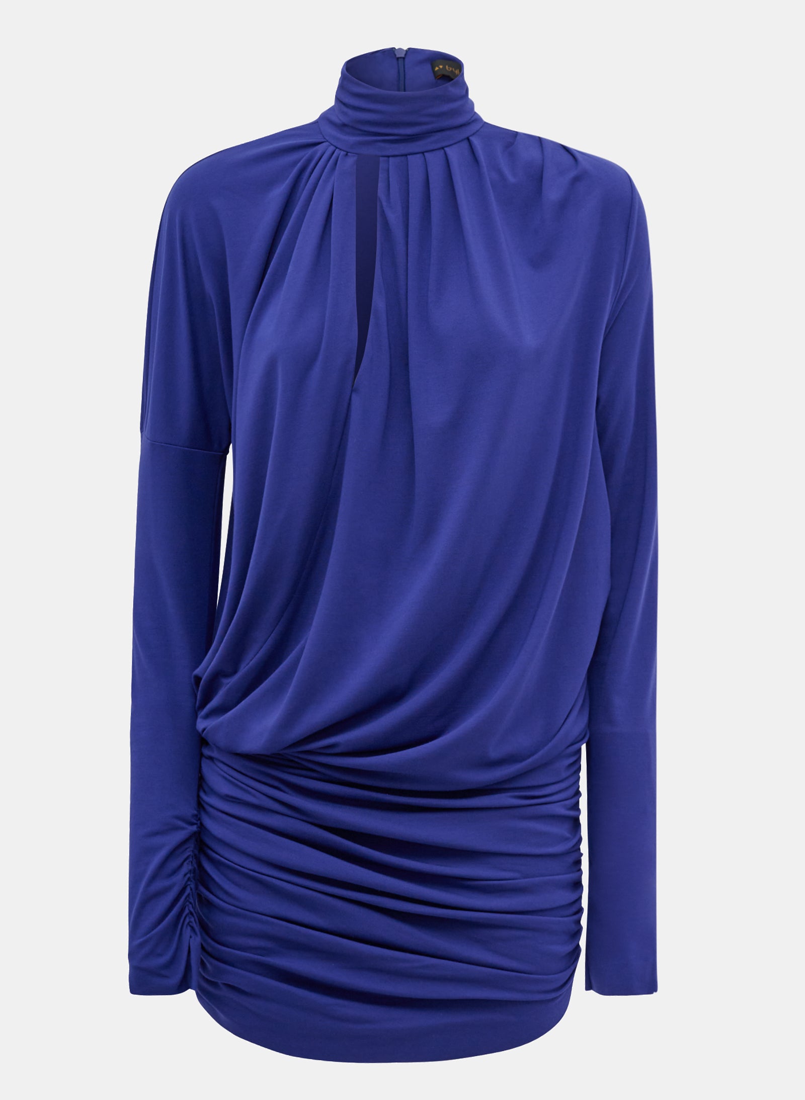 Asymmetric Midnight Dress - Blue