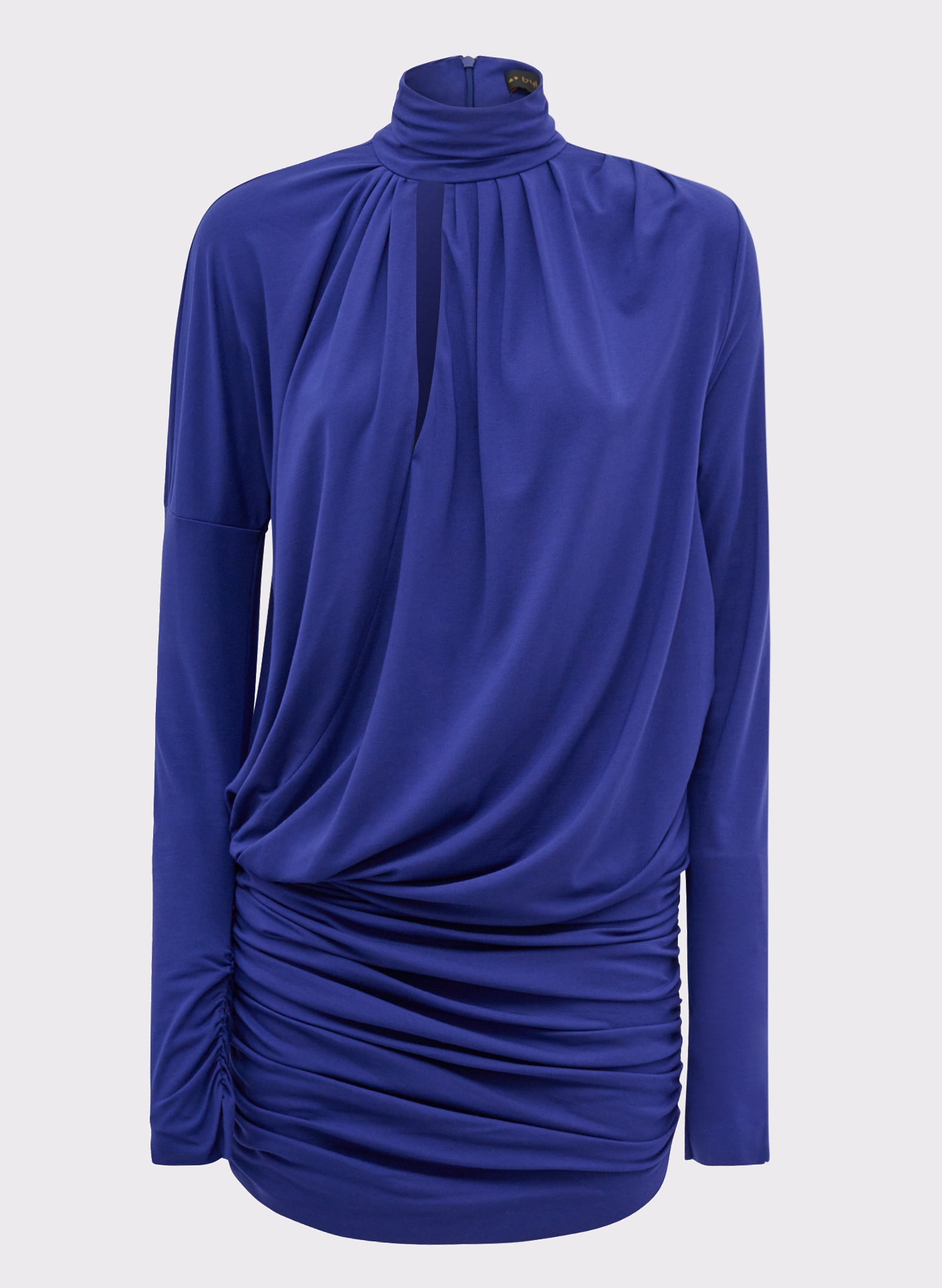 Asymmetric Midnight Dress - Blue