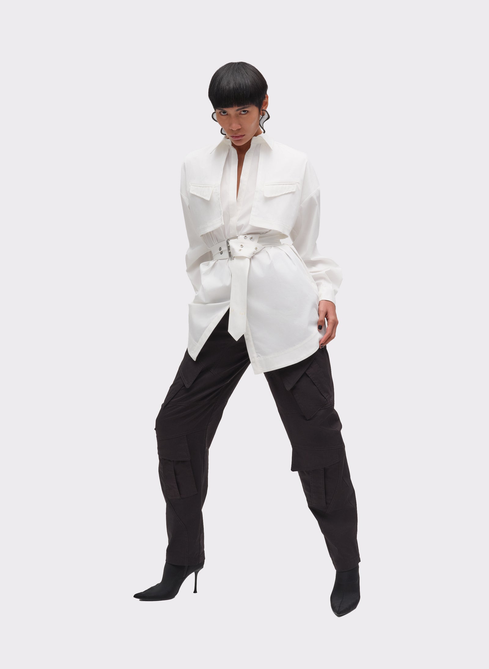 Contemporary Cargo Trench Shirt