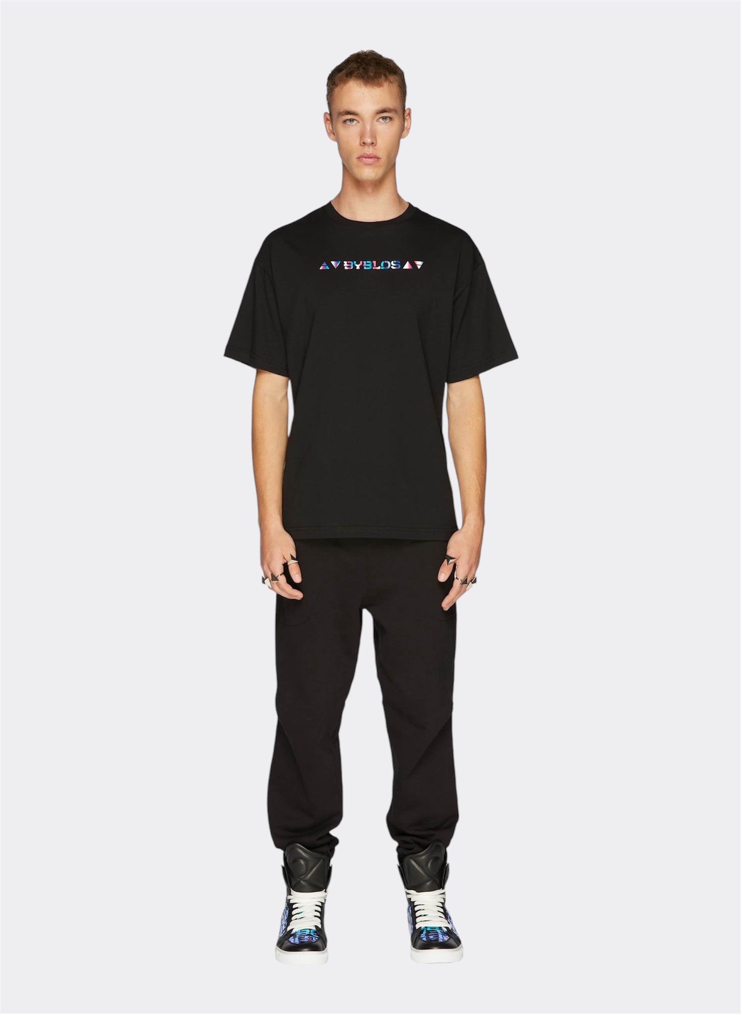 T-Shirt Logo Iridescente 