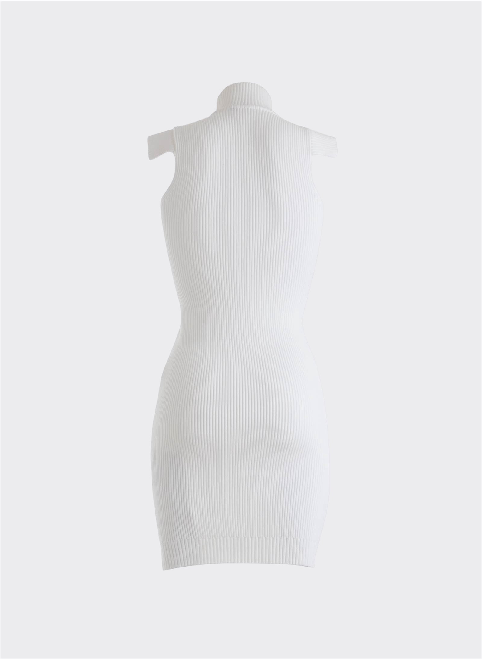 Abito in maglia bianca