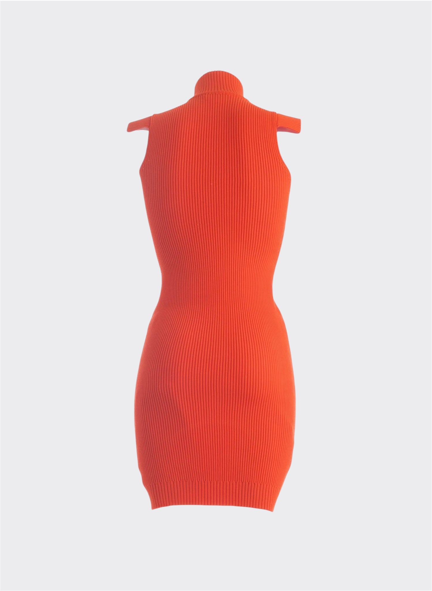 Orange Knitted Dress