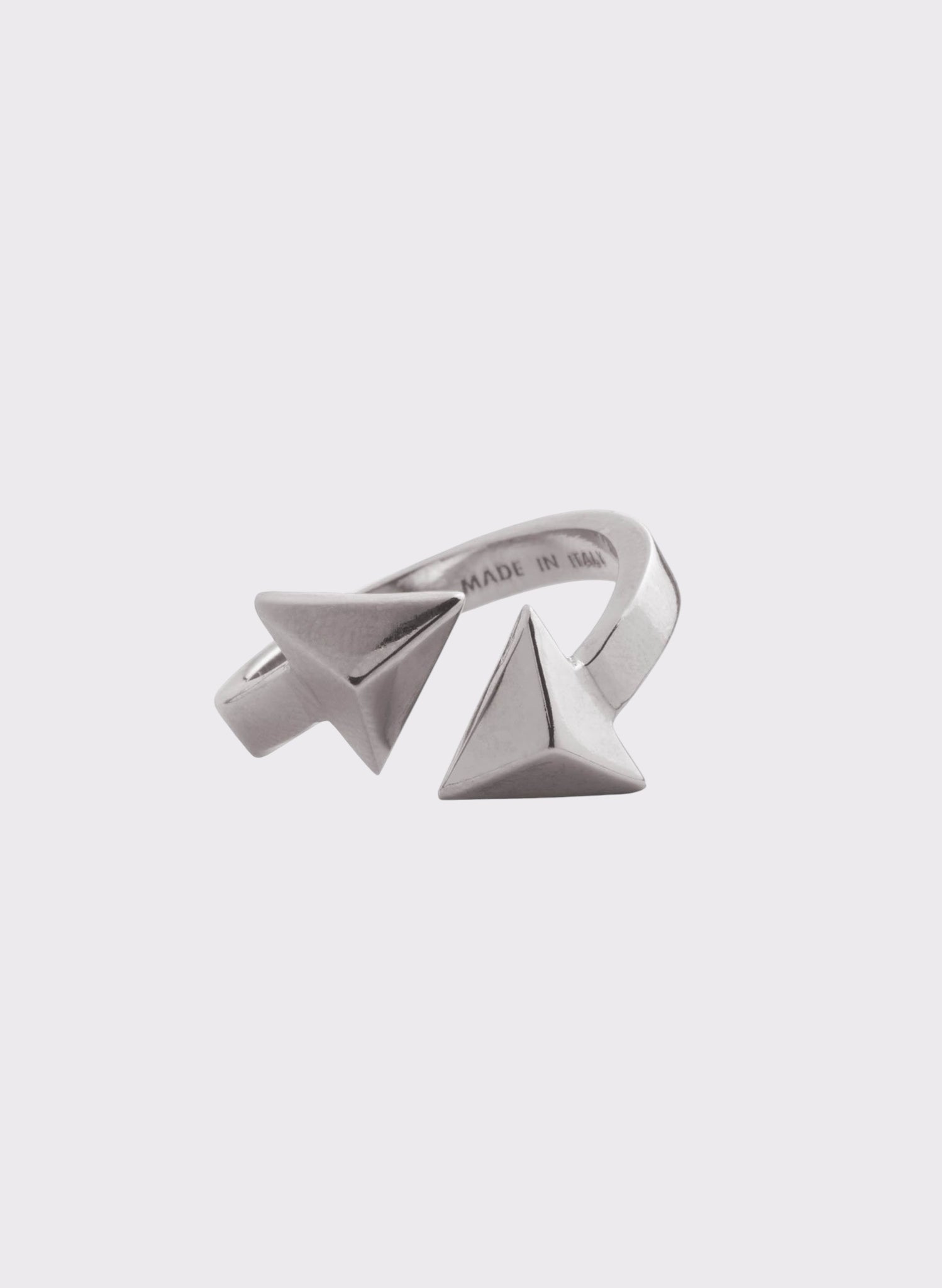 Triangles Open Band Ring