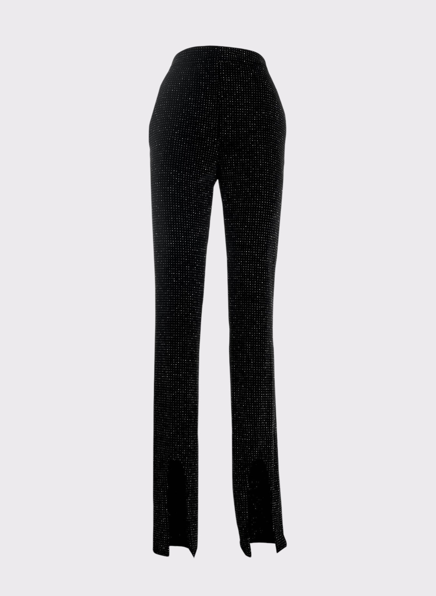 Black Sparckle Velvet Pants