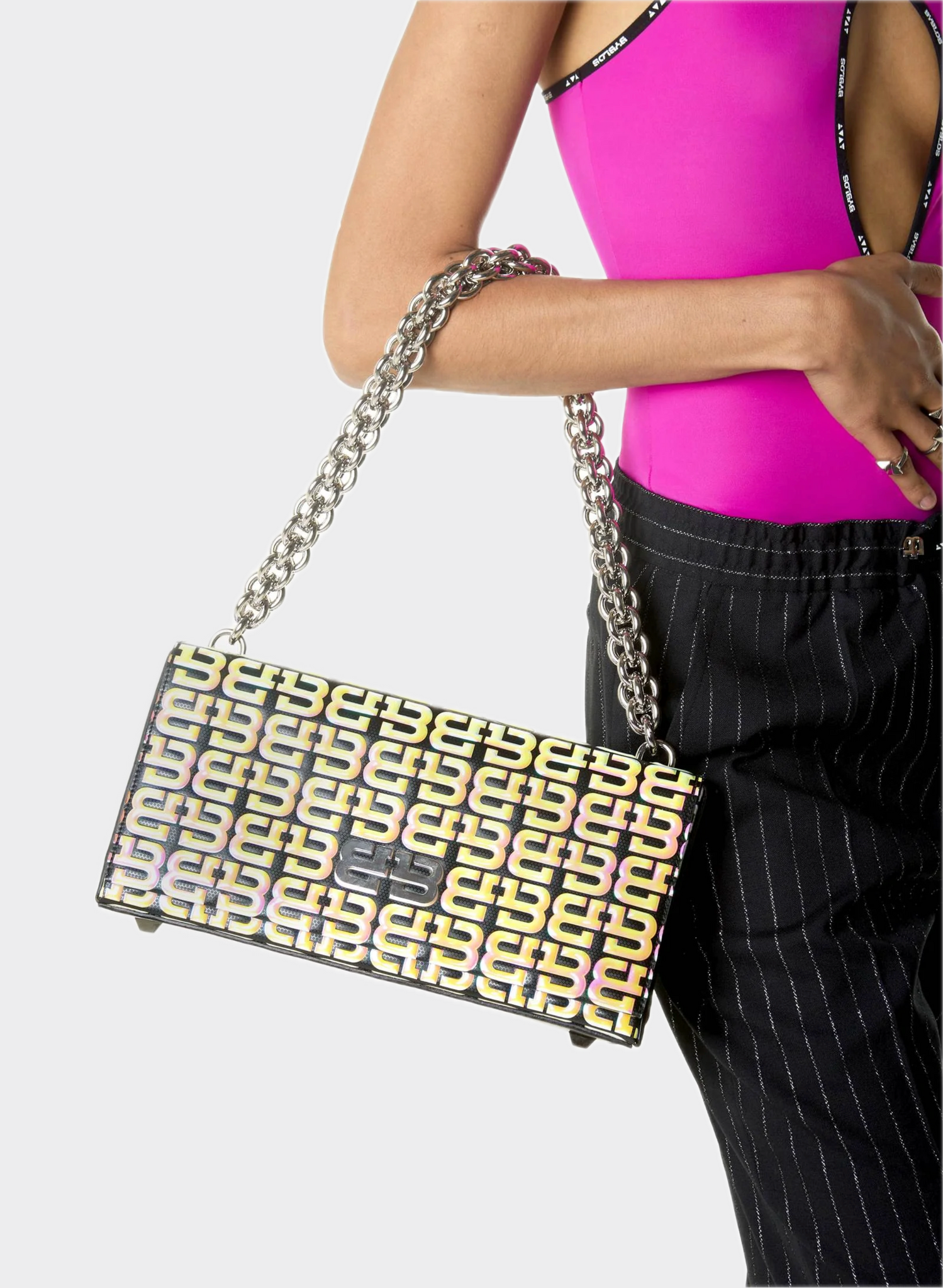 Iridescent Triangle Bag