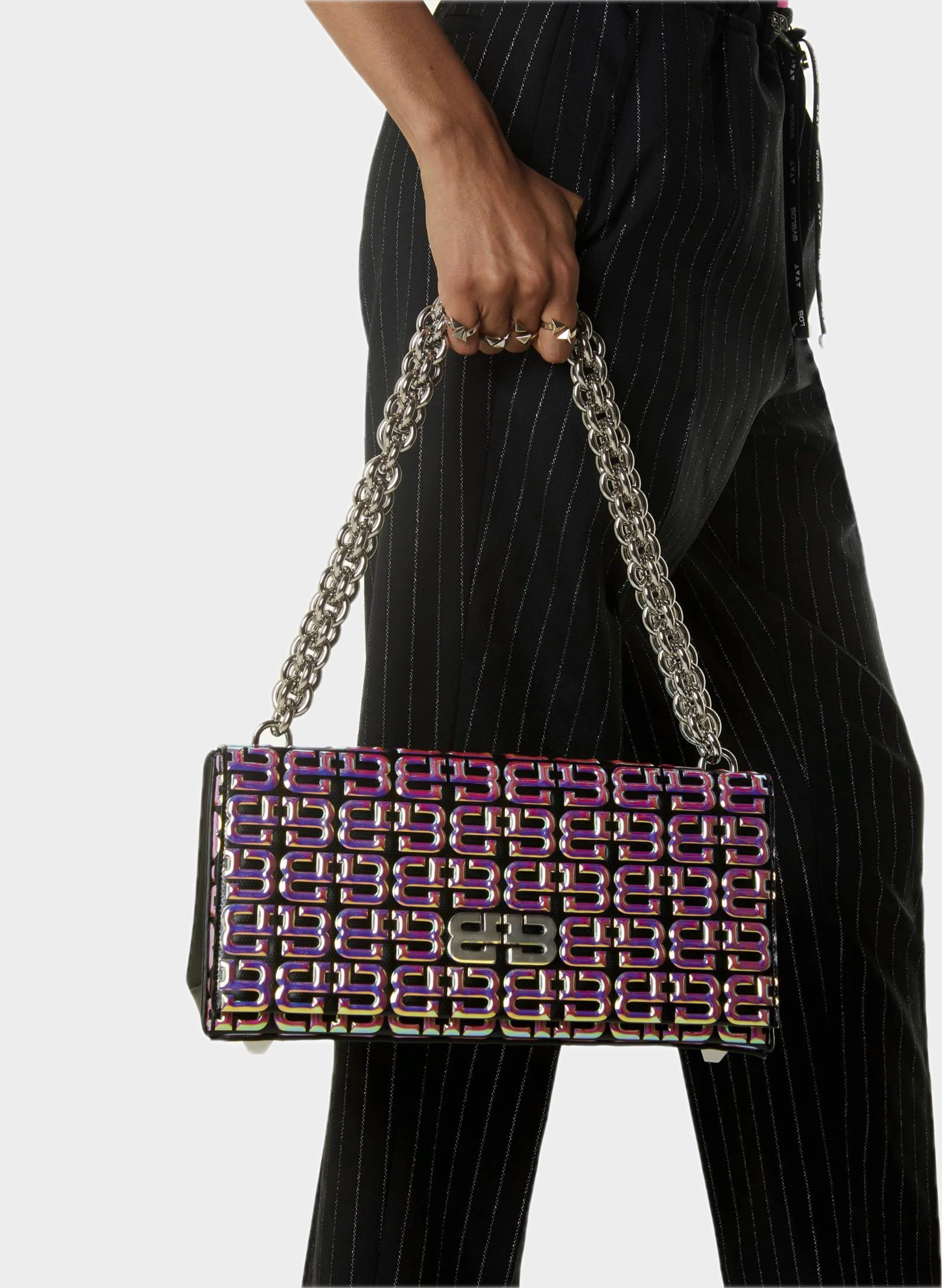 Borsa Triangolo Iridescente