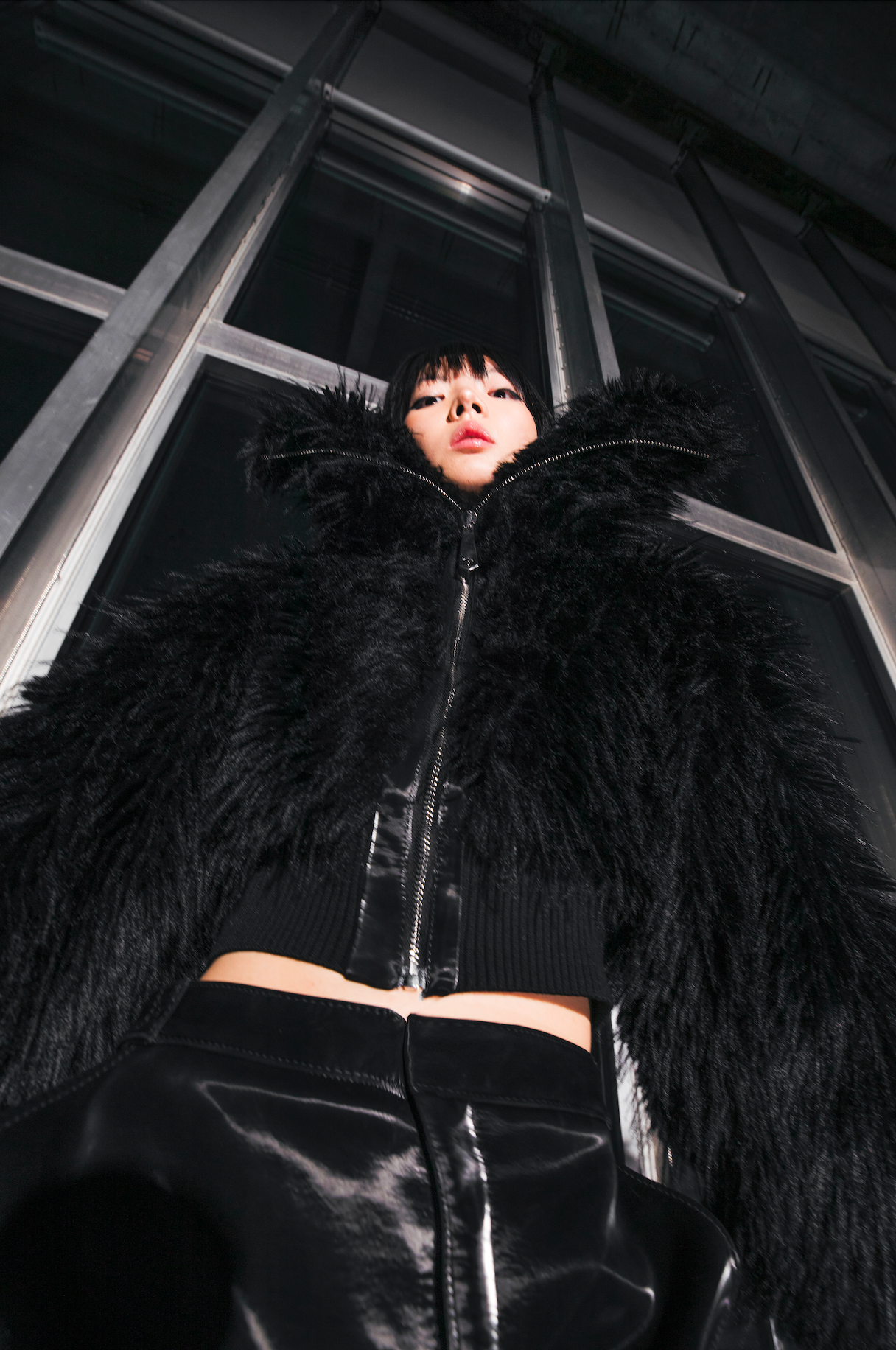 Bomber in pelliccia ecologica Cocoon