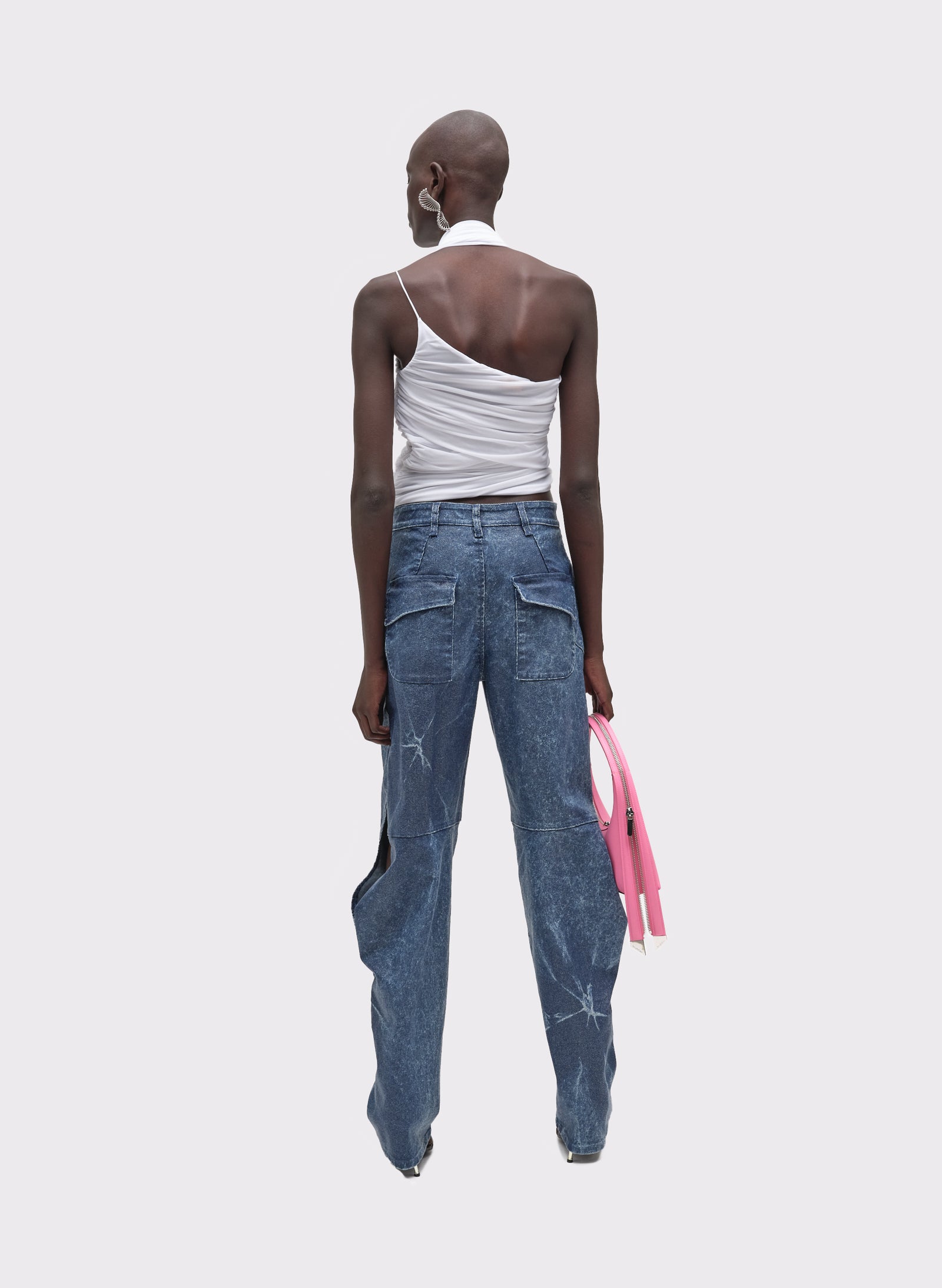 Asymmetrical Jersey Top (back)