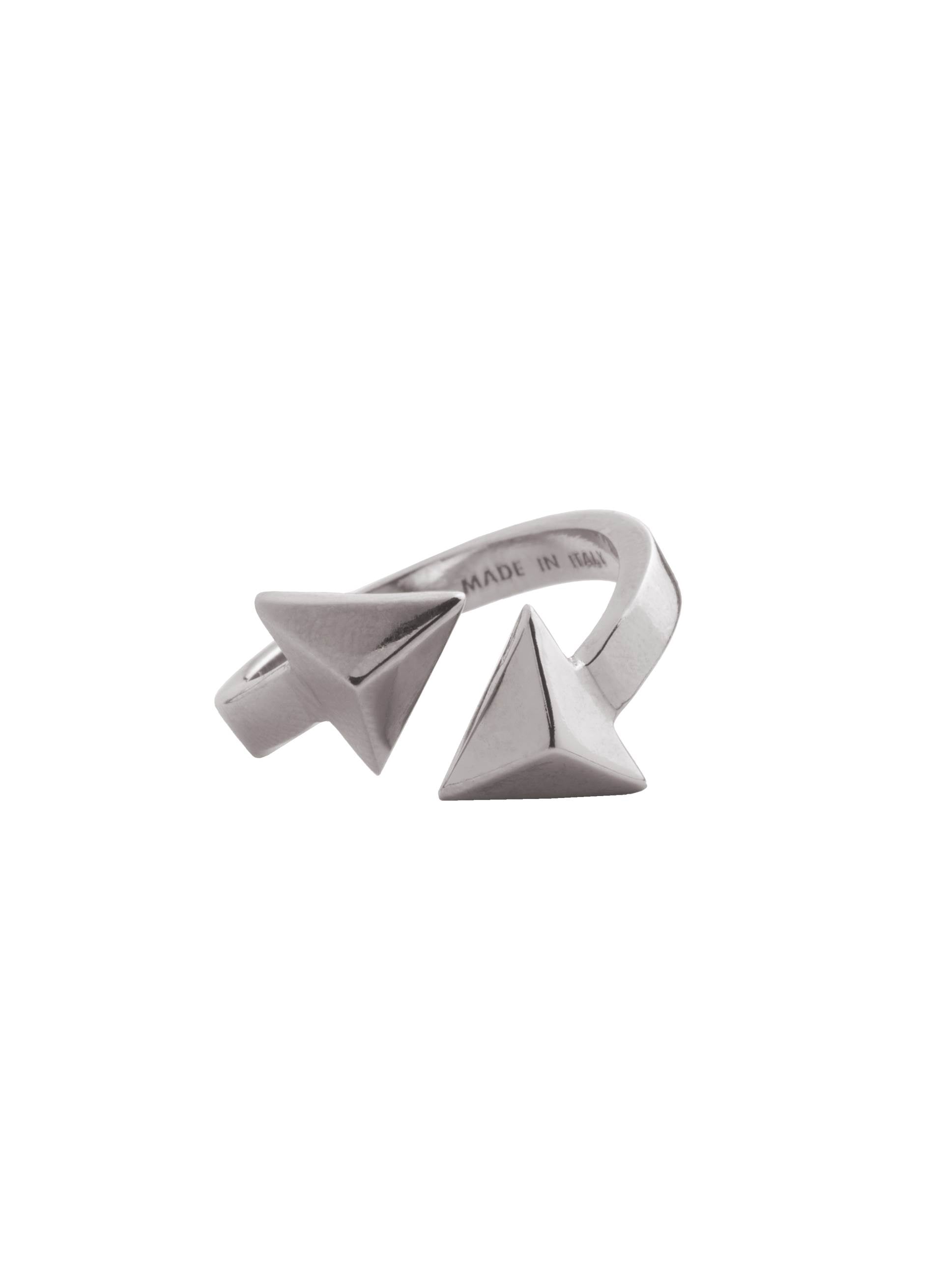 TRIANGLES OPEN BAND RING
