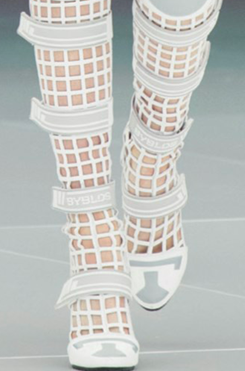 Overknee Cage Boots