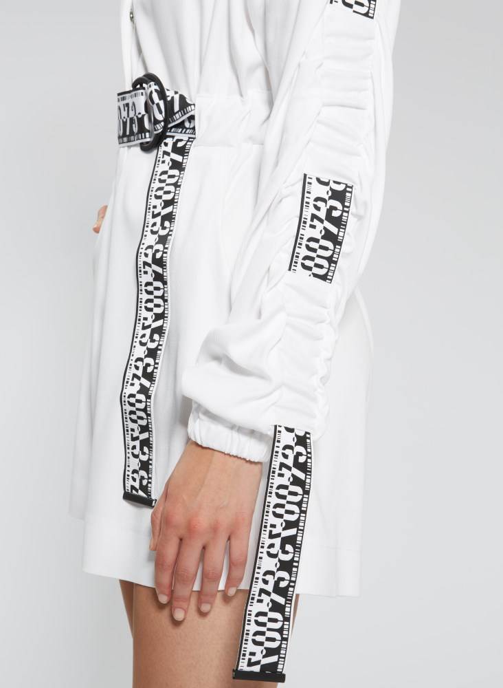 Short Twill Jumpsuit