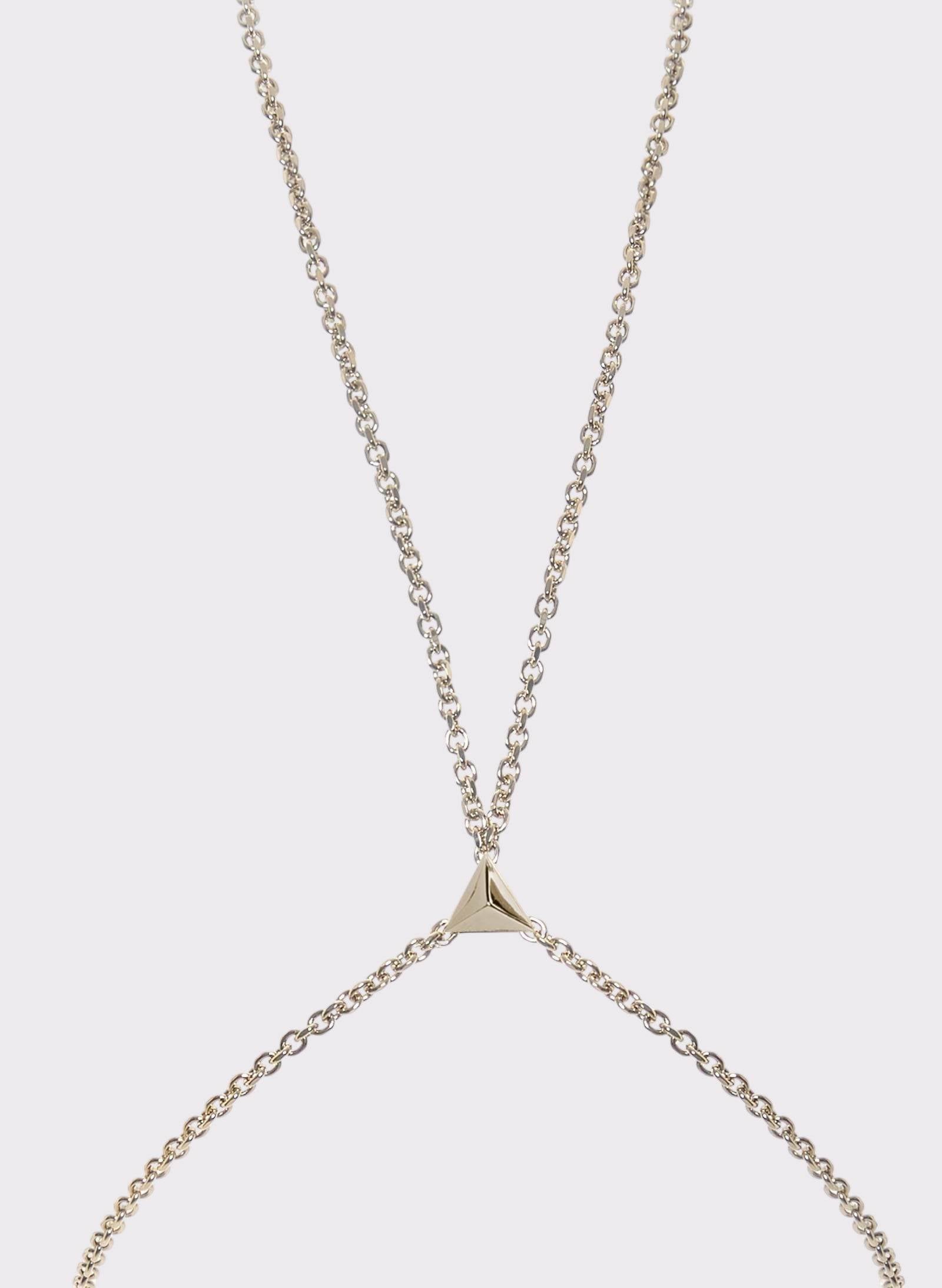 TRIANGLE BODY CHAIN BRA