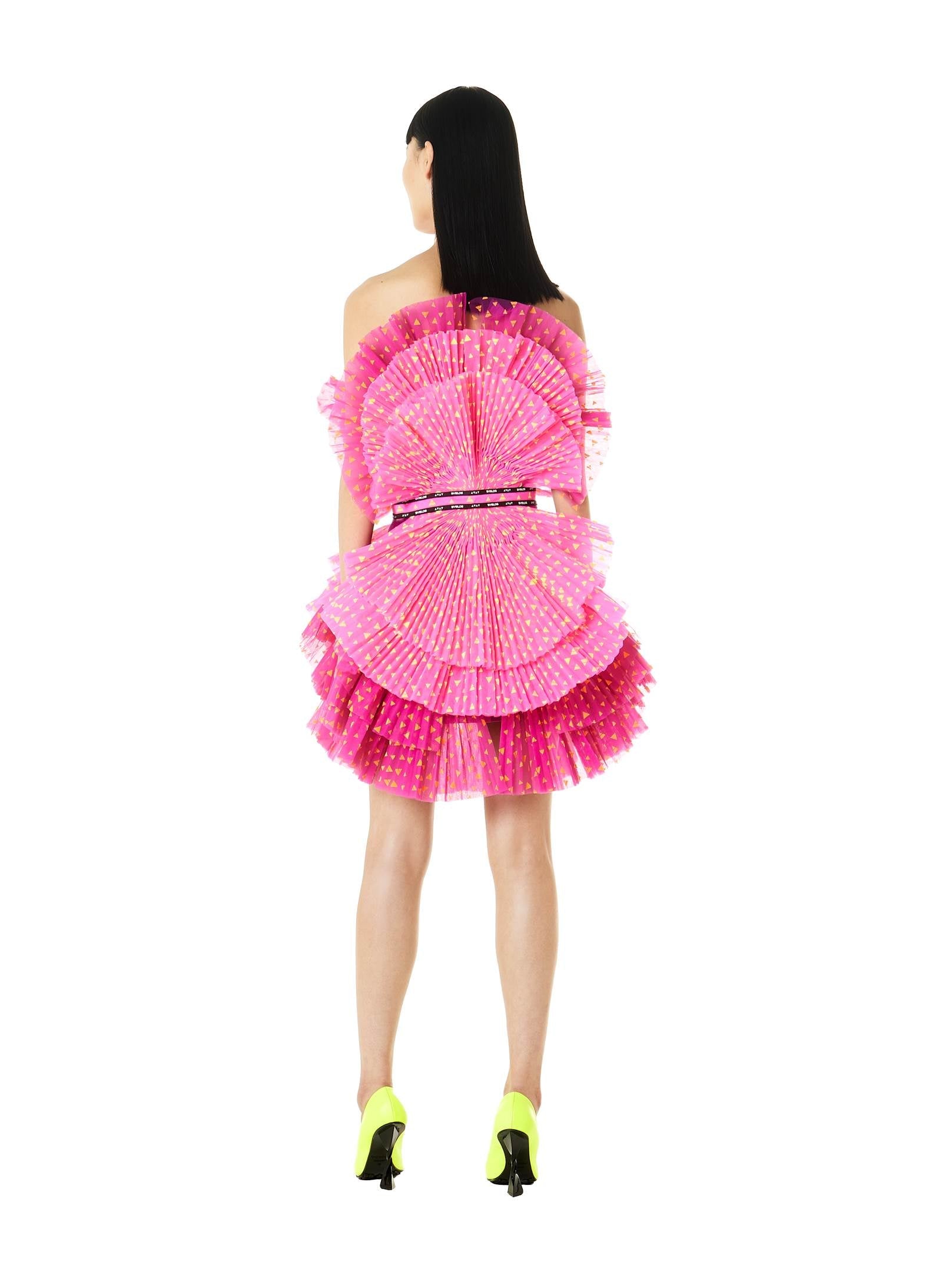 Tulle "Ventagli" Dress