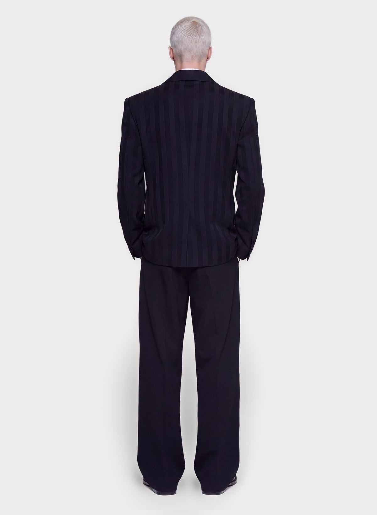 Tonal Stripe Tailored Blazer