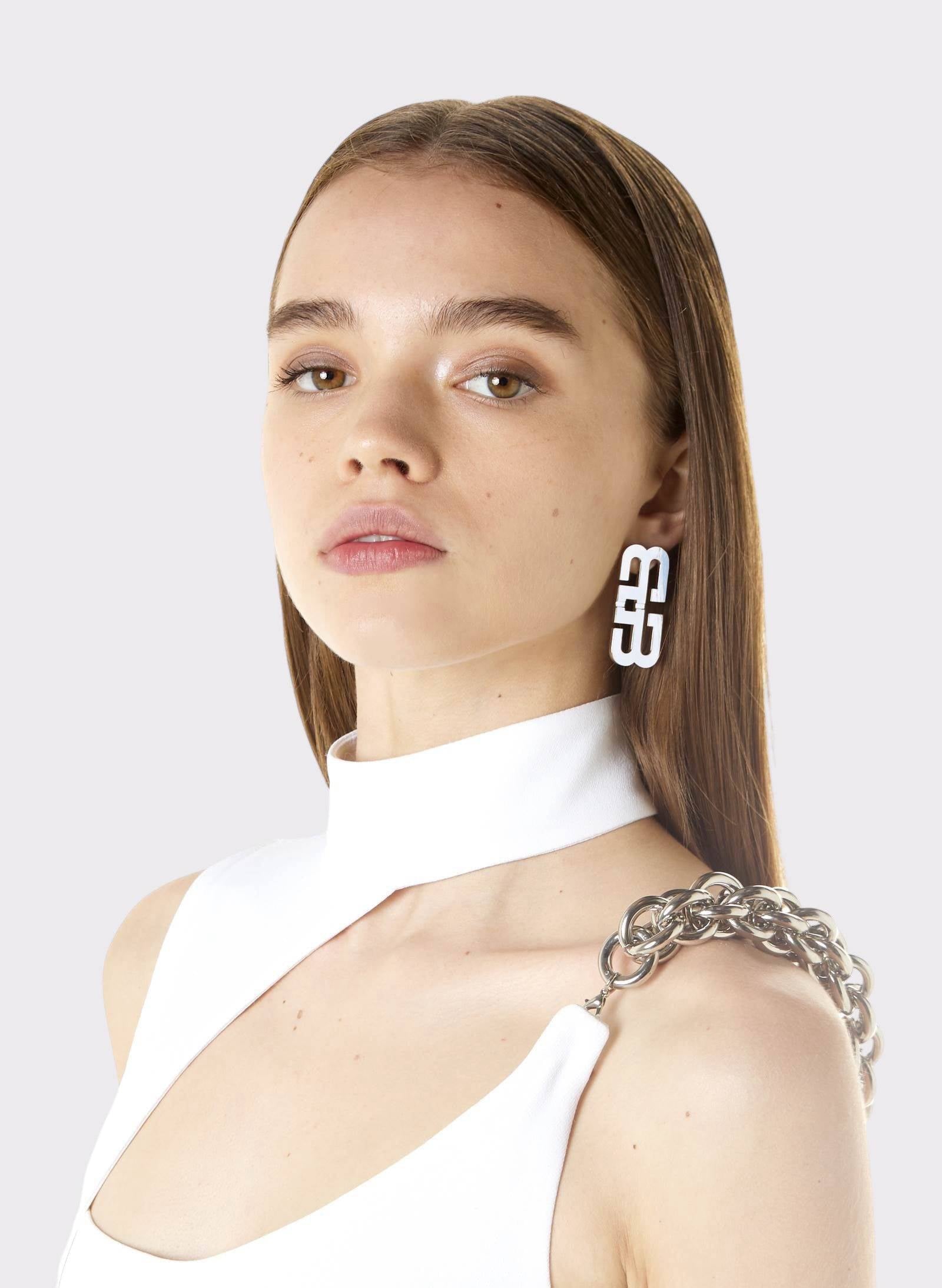 "BB" MONO EARRING