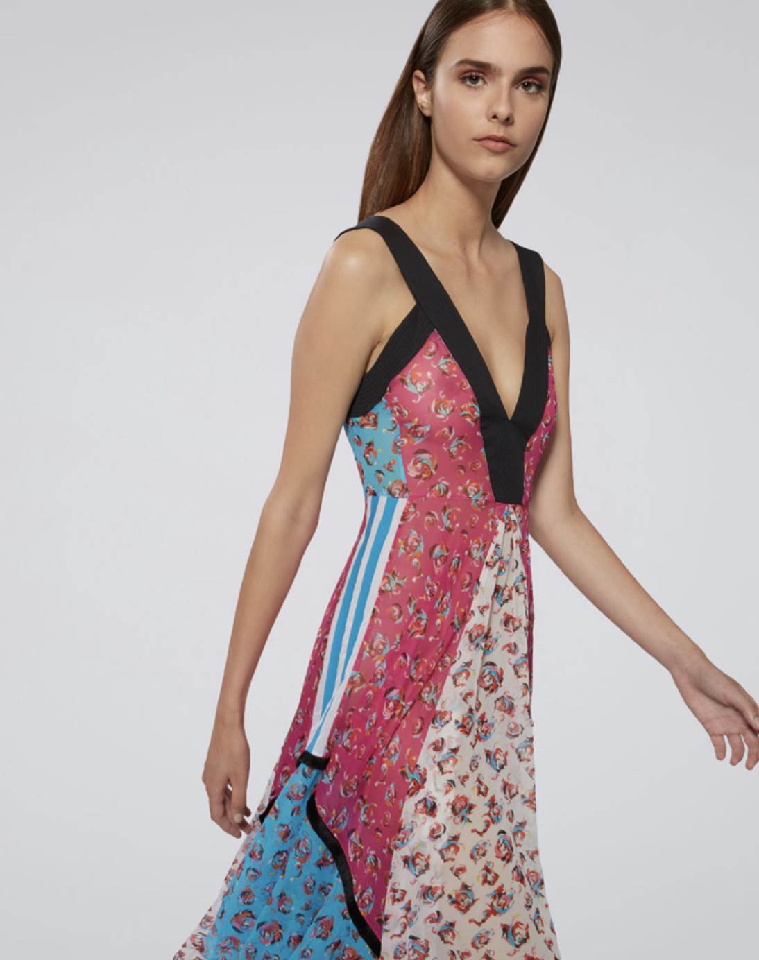 Microfluid Long Dress