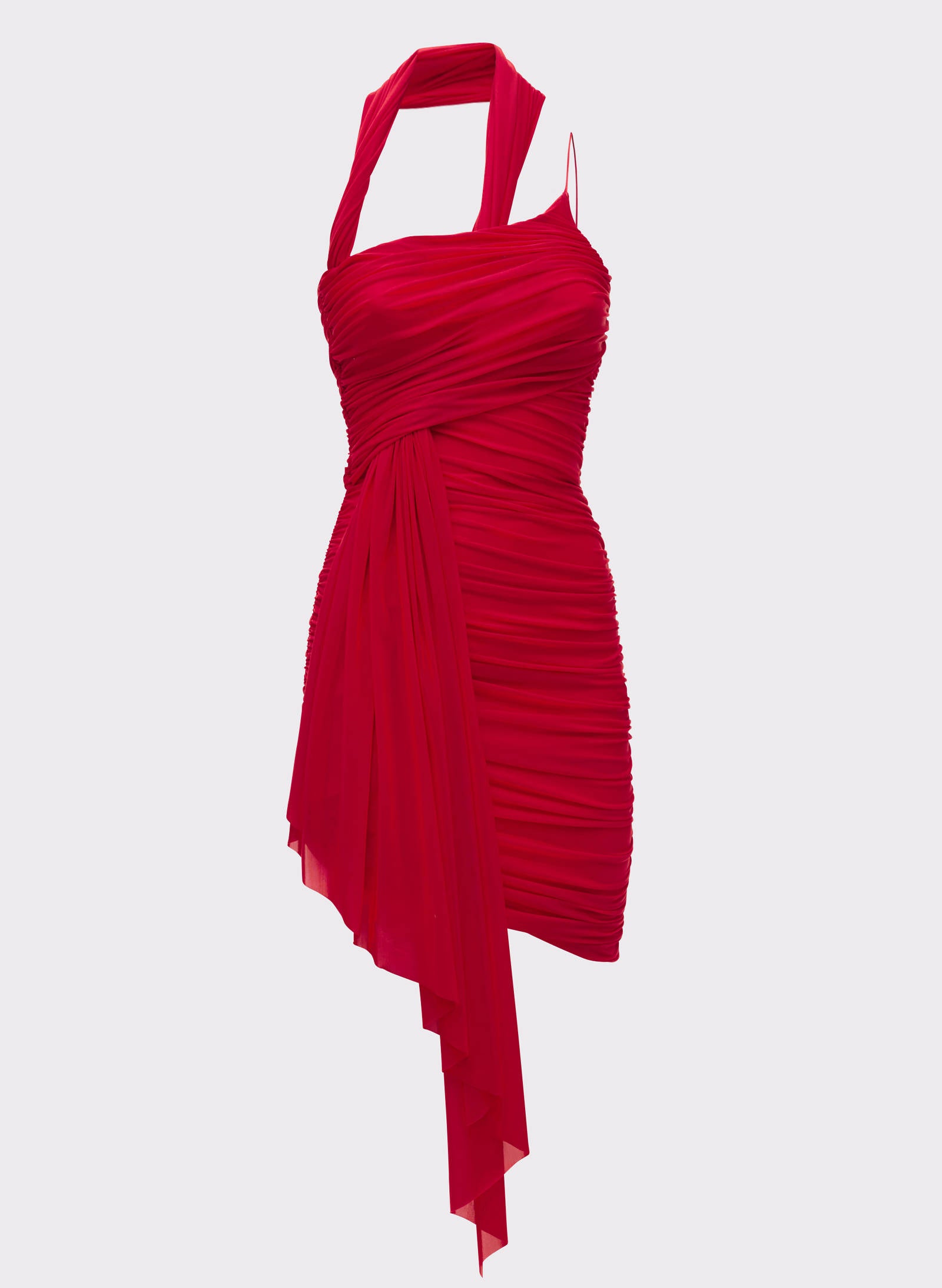 Wind-Sculpted Mini Dress