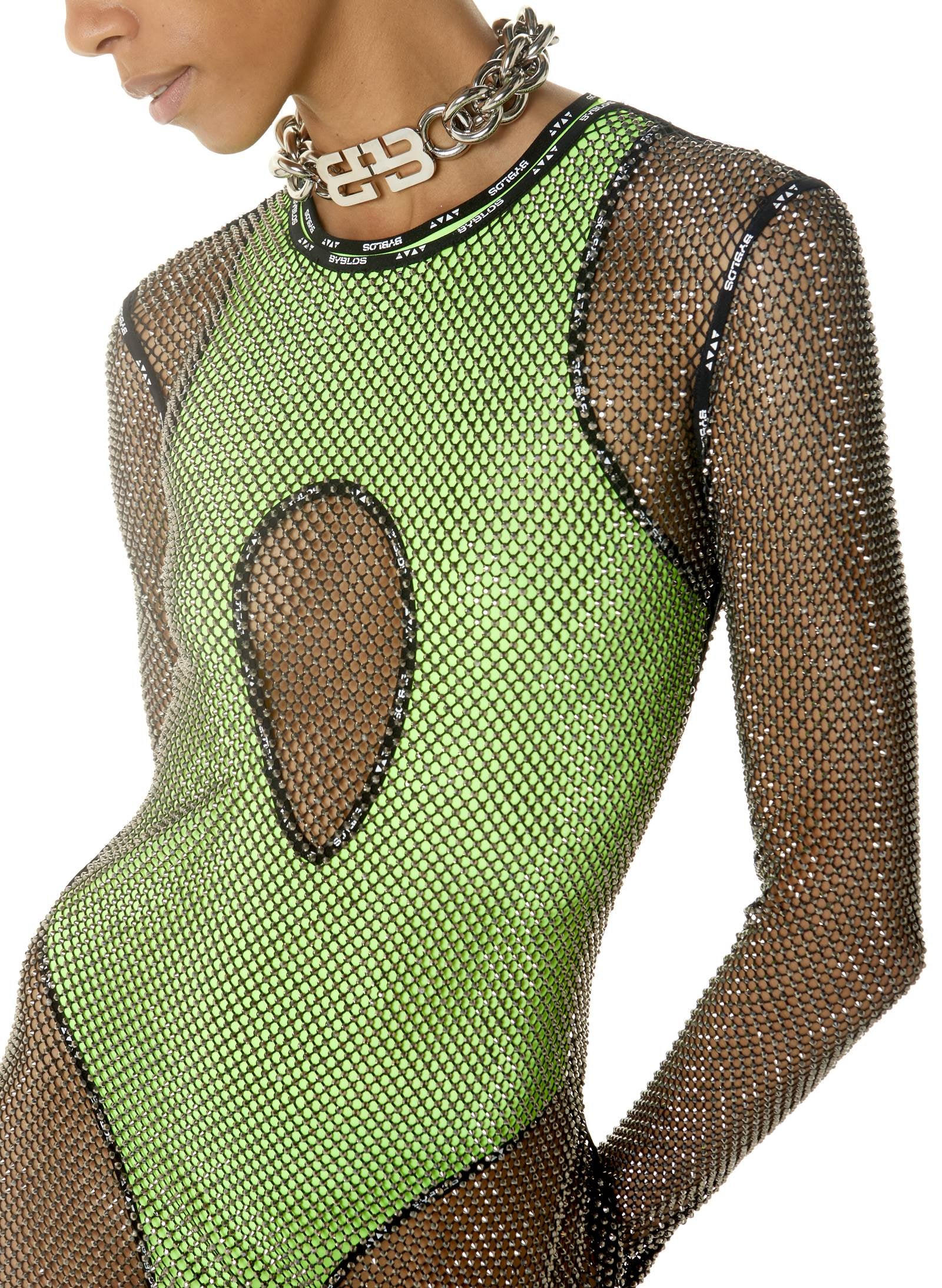 MAXI CHOKER "BB" MONOGRAM