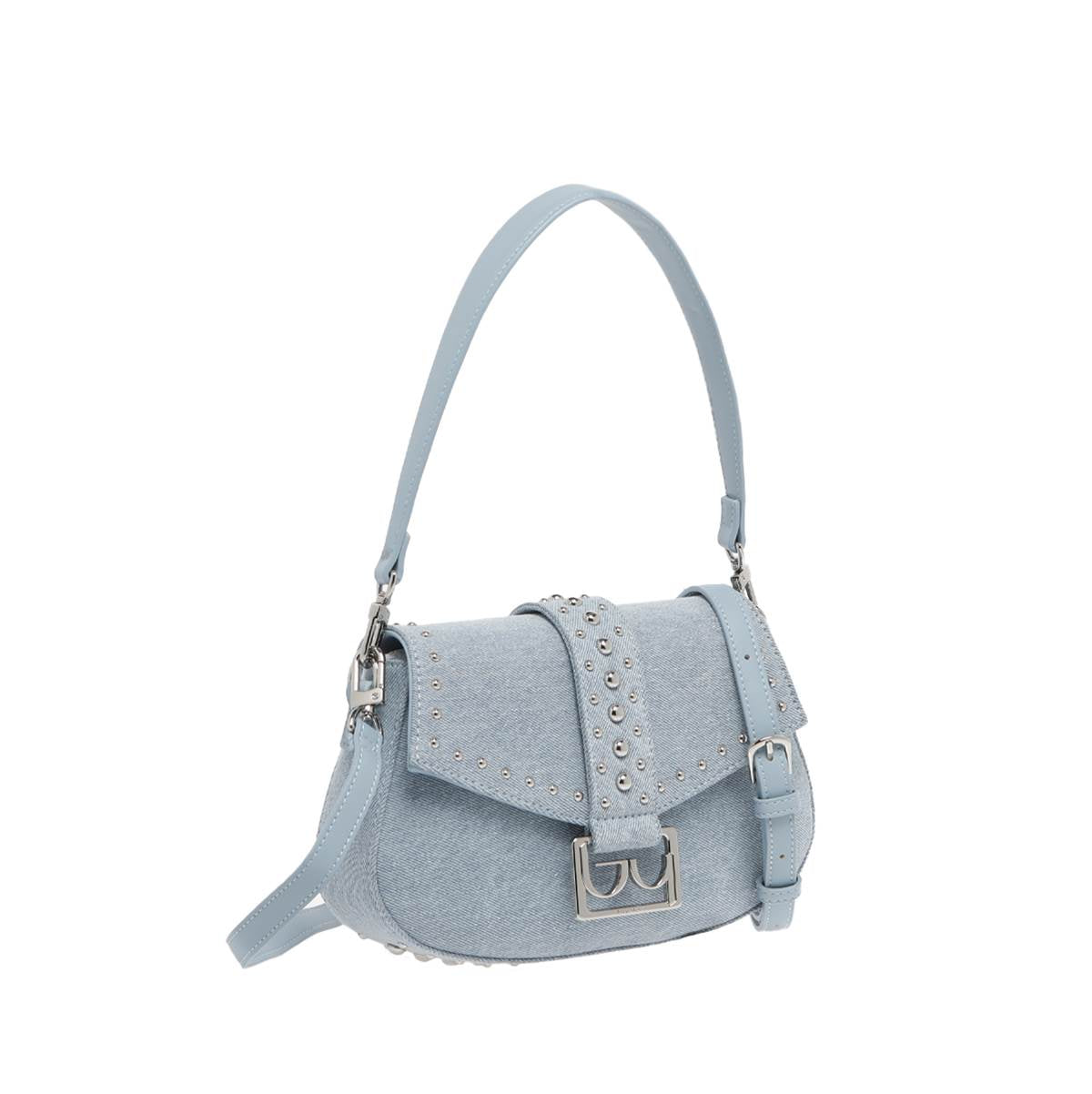 Isabella Saddle Bag - Denim