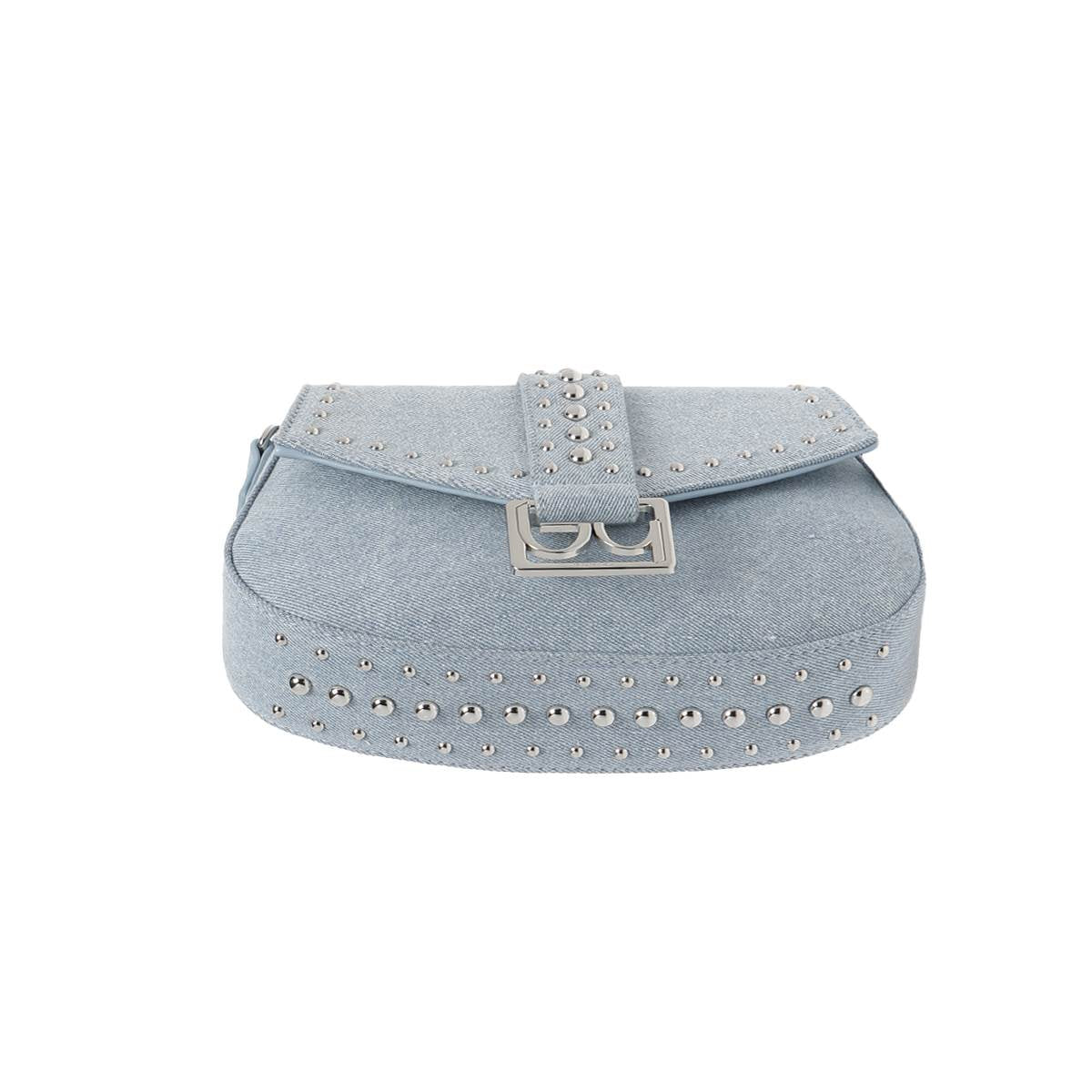 Isabella Saddle Bag - Denim