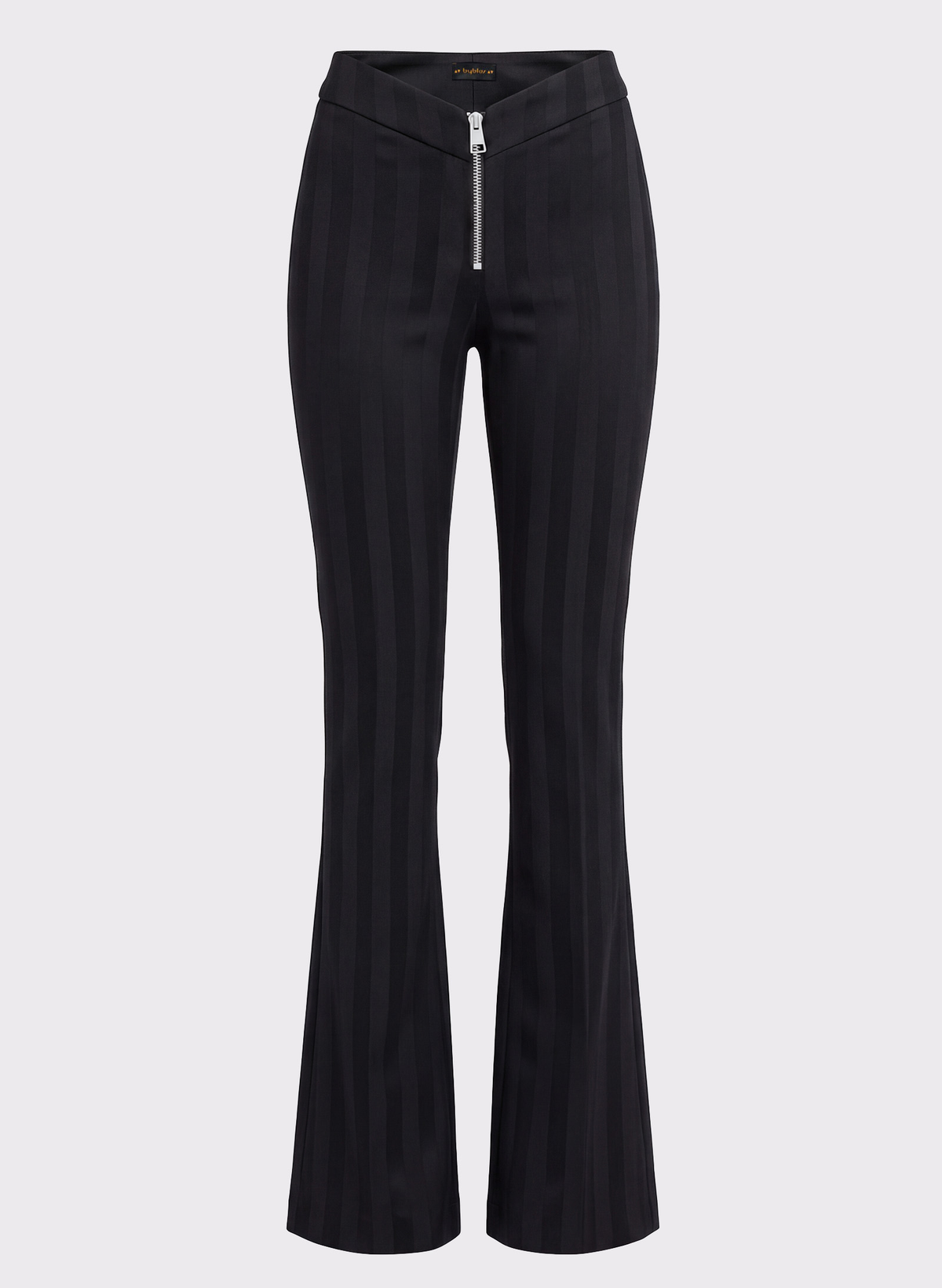 Tonal Stripe Tailored Trousers