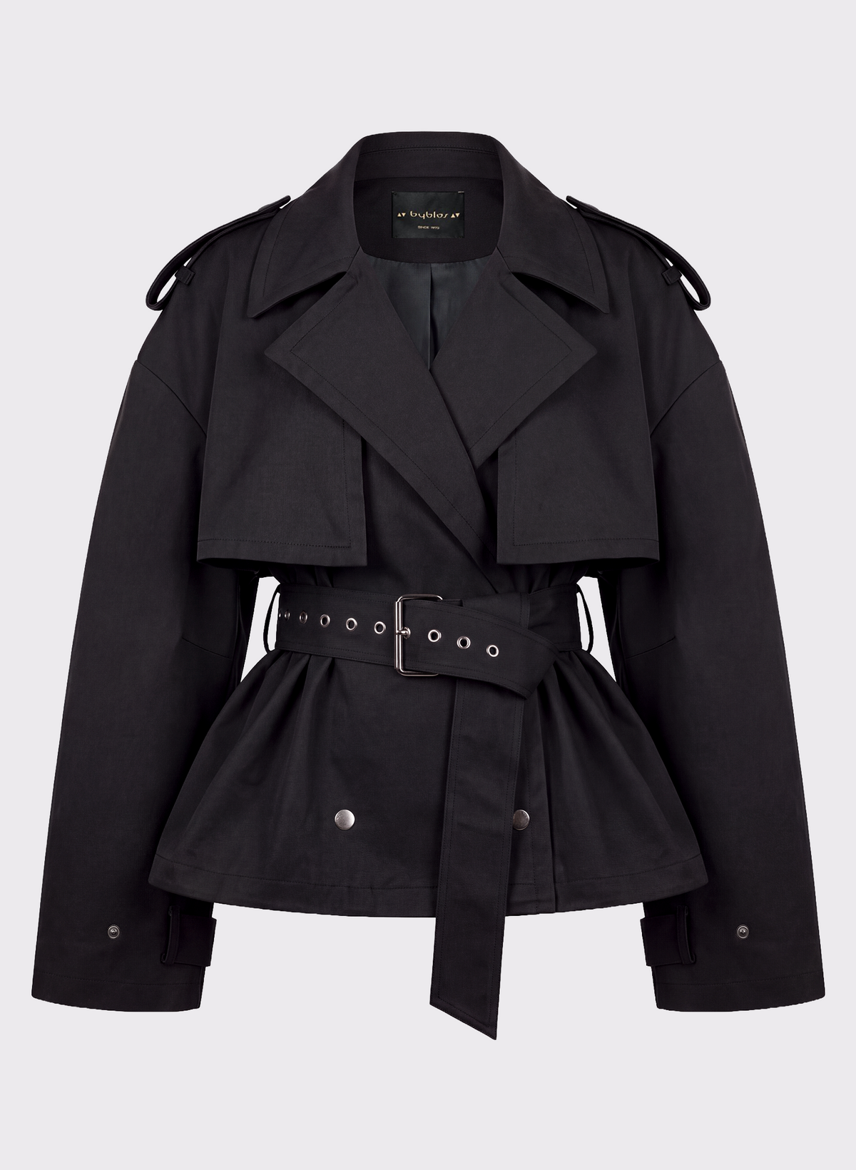 Cropped Trench Coat