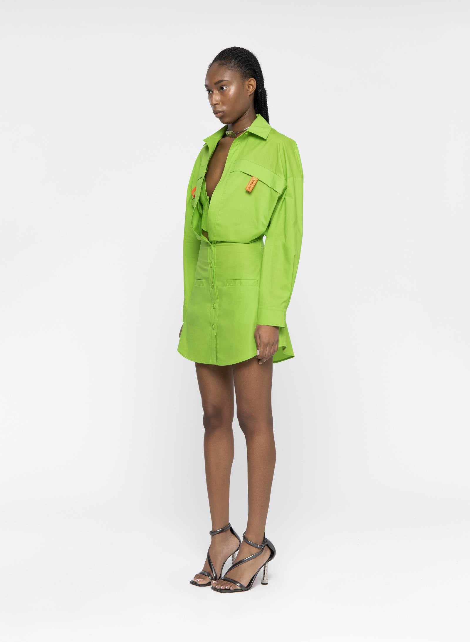 Bustier Shirt Dress