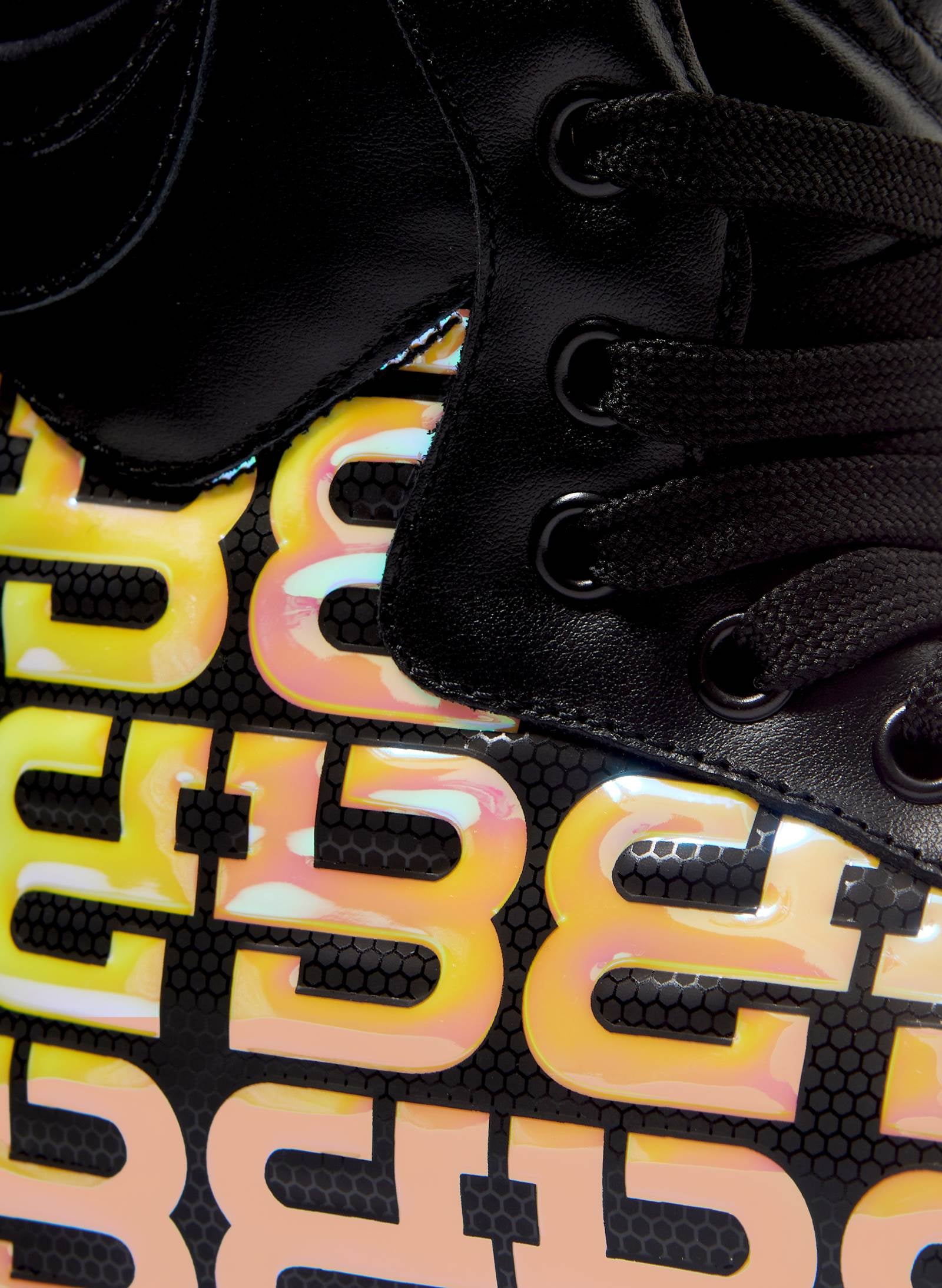Scarpa Uomo Iridescente con Logo 3D