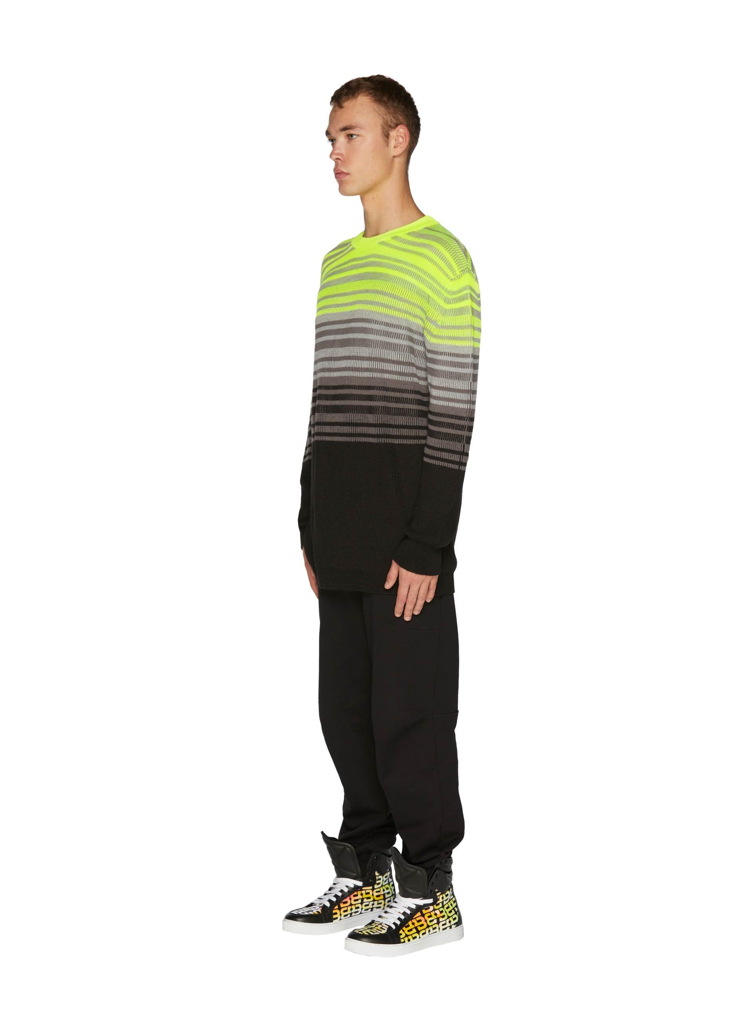 Knit Fluo Crewneck