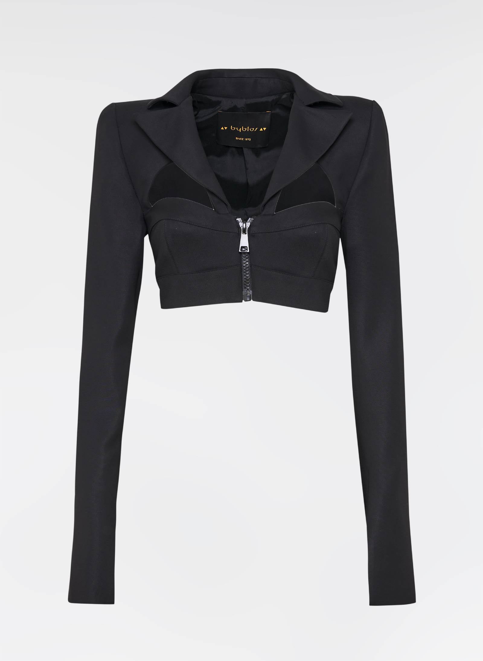 Bustier Crop Blazer