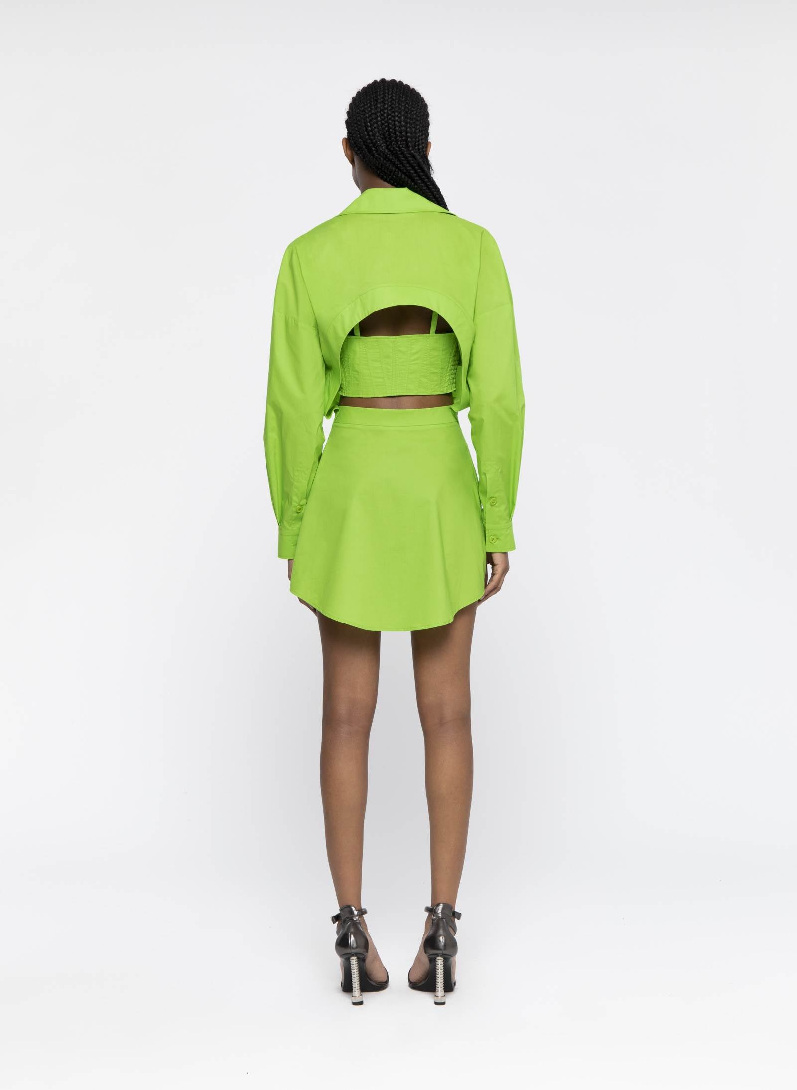 Bustier Shirt Dress
