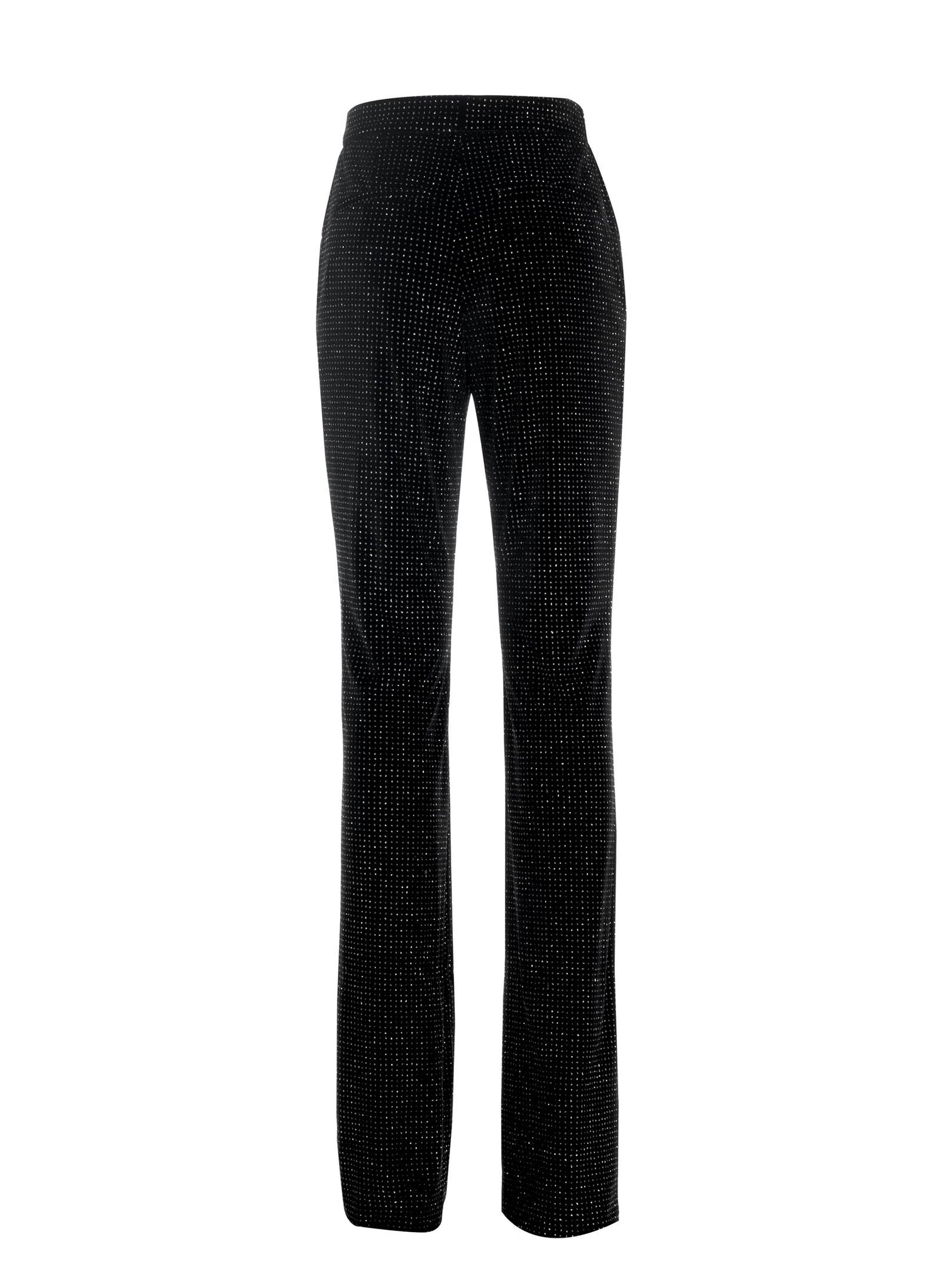 Black Sparckle Velvet Pants
